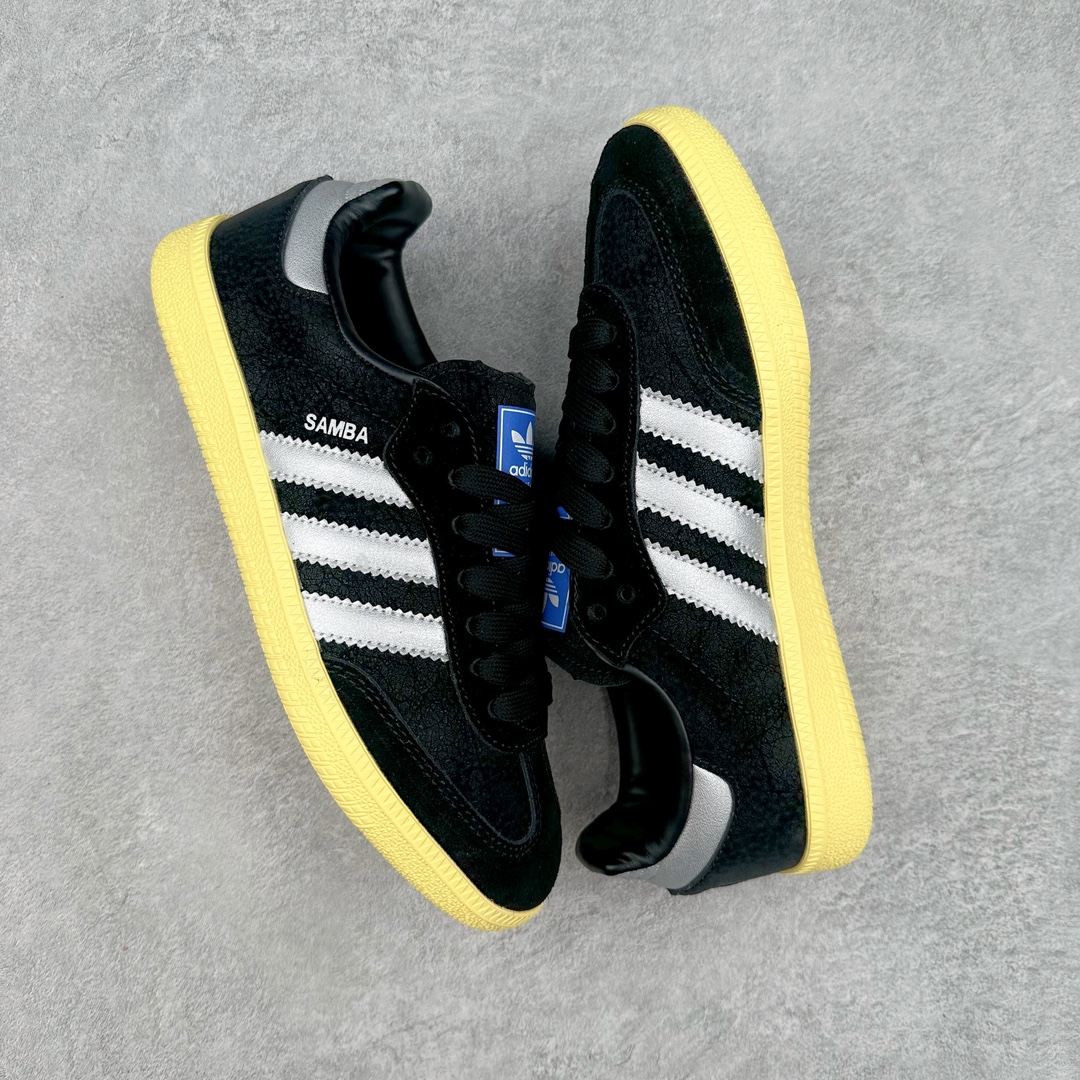 图片[3]-AD Original Samba OG 复古经典轻便板鞋 IE8128 这款桑巴鞋展示了高质量的工艺 带有装饰的超锁缝制和无缝的手感 柔软、柔软的皮革造型和标志性的3条纹完成了精致的外观 正规合身鞋带 鞋面上有绒面鞋垫 橡胶鞋底 享受正畸套筒软感 自50年代首次亮相以来就一直在赢得粉丝的青睐 尺码：36 36.5 37.5 38 38.5 39 40 40.5 41 42 42.5 43 44 44.5 45-选品中心