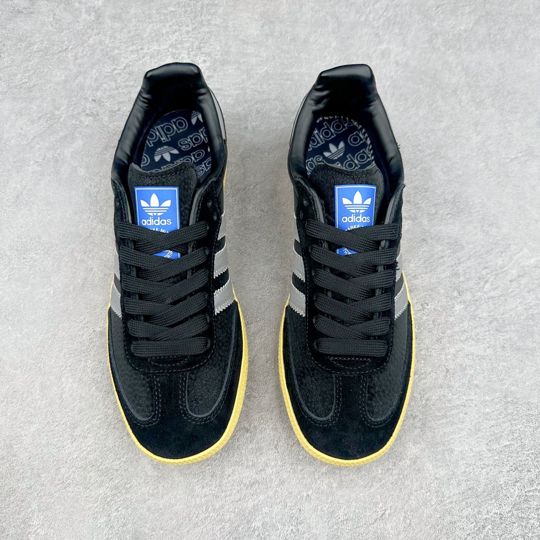 图片[2]-AD Original Samba OG 复古经典轻便板鞋 IE8128 这款桑巴鞋展示了高质量的工艺 带有装饰的超锁缝制和无缝的手感 柔软、柔软的皮革造型和标志性的3条纹完成了精致的外观 正规合身鞋带 鞋面上有绒面鞋垫 橡胶鞋底 享受正畸套筒软感 自50年代首次亮相以来就一直在赢得粉丝的青睐 尺码：36 36.5 37.5 38 38.5 39 40 40.5 41 42 42.5 43 44 44.5 45-选品中心