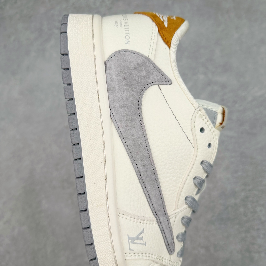 图片[6]-TS x Air Jordan AJ1 Low 倒钩低帮联名定制配色 LX1988-800 原厂内置气垫魔块 A模大底 头层小牛皮 鞋舌AJ原厂专用牛津布+AJ专用反口珍珠布+原厂无杂质高弹内里海棉+特殊封边弹力鞋带 尺码：36 36.5 37.5 38 38.5 39 40 40.5 41 42 42.5 43 44 44.5 45 46 47.5-选品中心