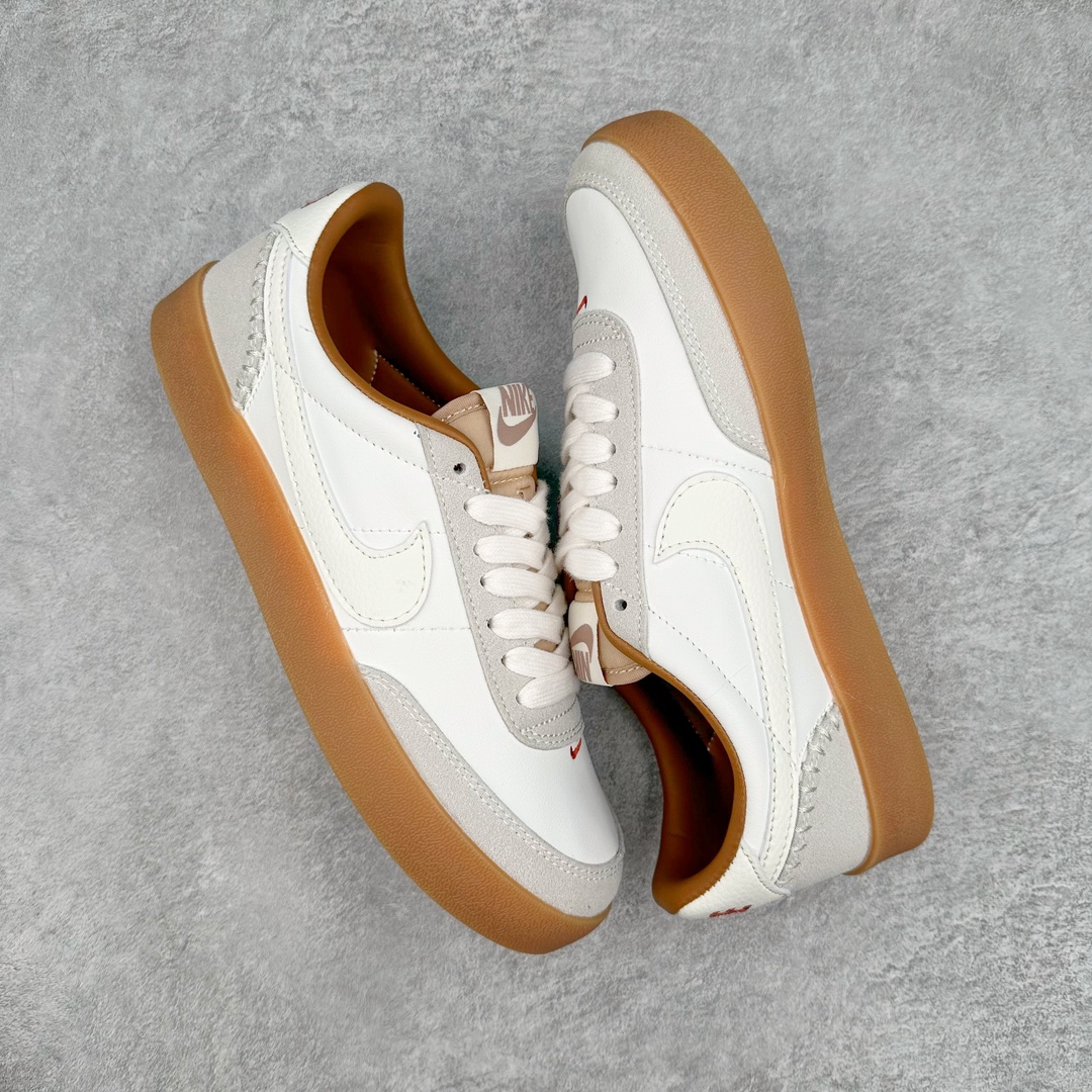 图片[3]-J.Crew x NK Killshot II Leather 联名复古板鞋 HF5699-019 采用米白色皮革制作鞋身 Swoosh 点缀其中 最后搭载棕色生胶大底 流露出满满的复古气气息 尺码：36 36.5 37.5 38 38.5 39 40 40.5 41 42 42.5 43 44-选品中心
