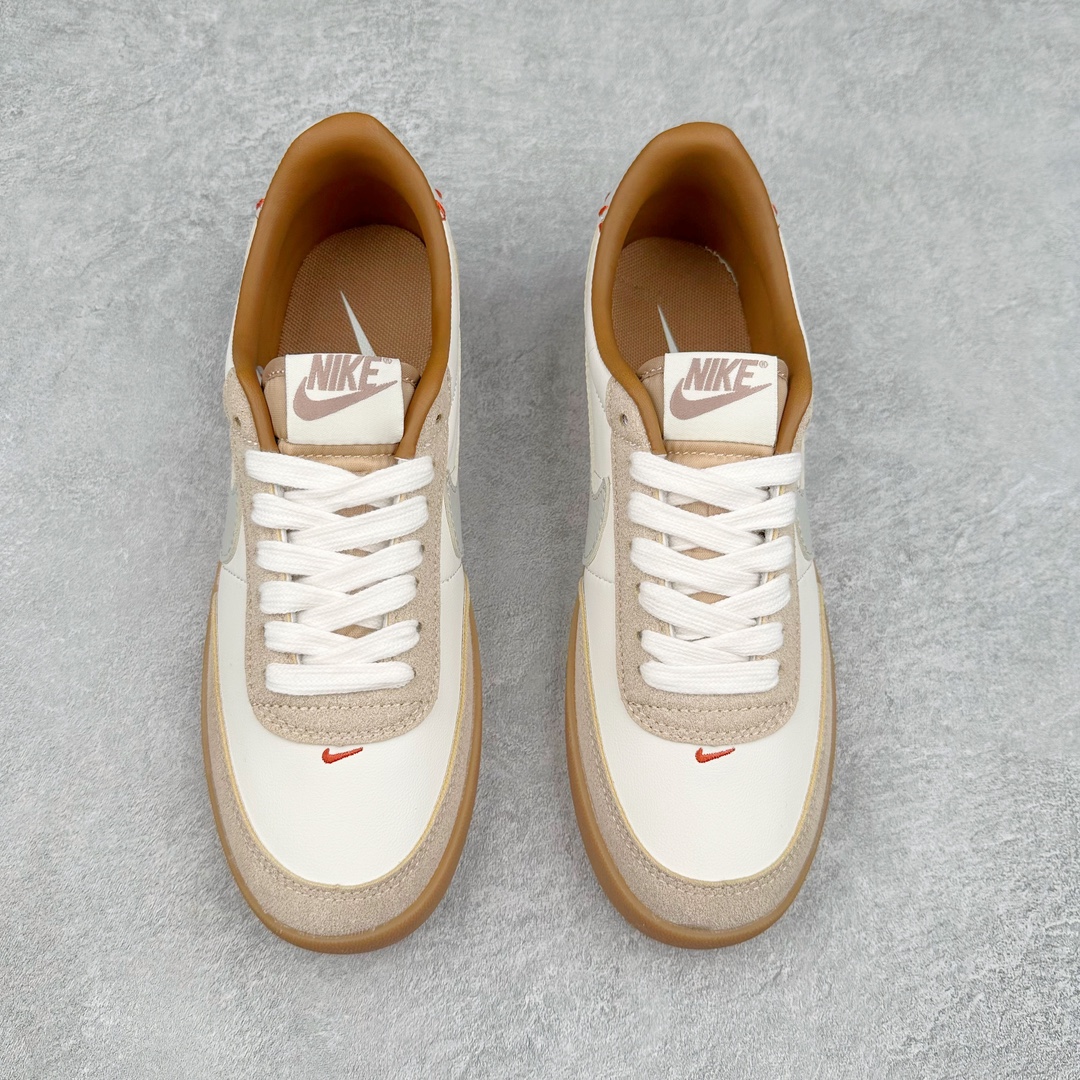 图片[2]-J.Crew x NK Killshot II Leather 联名复古板鞋 HF5723-009 采用米白色皮革制作鞋身 Swoosh 点缀其中 最后搭载棕色生胶大底 流露出满满的复古气气息 尺码：36 36.5 37.5 38 38.5 39 40 40.5 41 42 42.5 43 44-选品中心