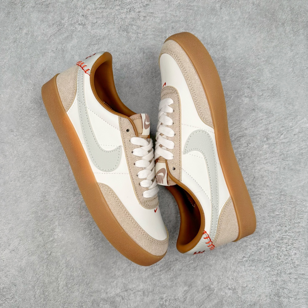 图片[3]-J.Crew x NK Killshot II Leather 联名复古板鞋 HF5723-009 采用米白色皮革制作鞋身 Swoosh 点缀其中 最后搭载棕色生胶大底 流露出满满的复古气气息 尺码：36 36.5 37.5 38 38.5 39 40 40.5 41 42 42.5 43 44-选品中心