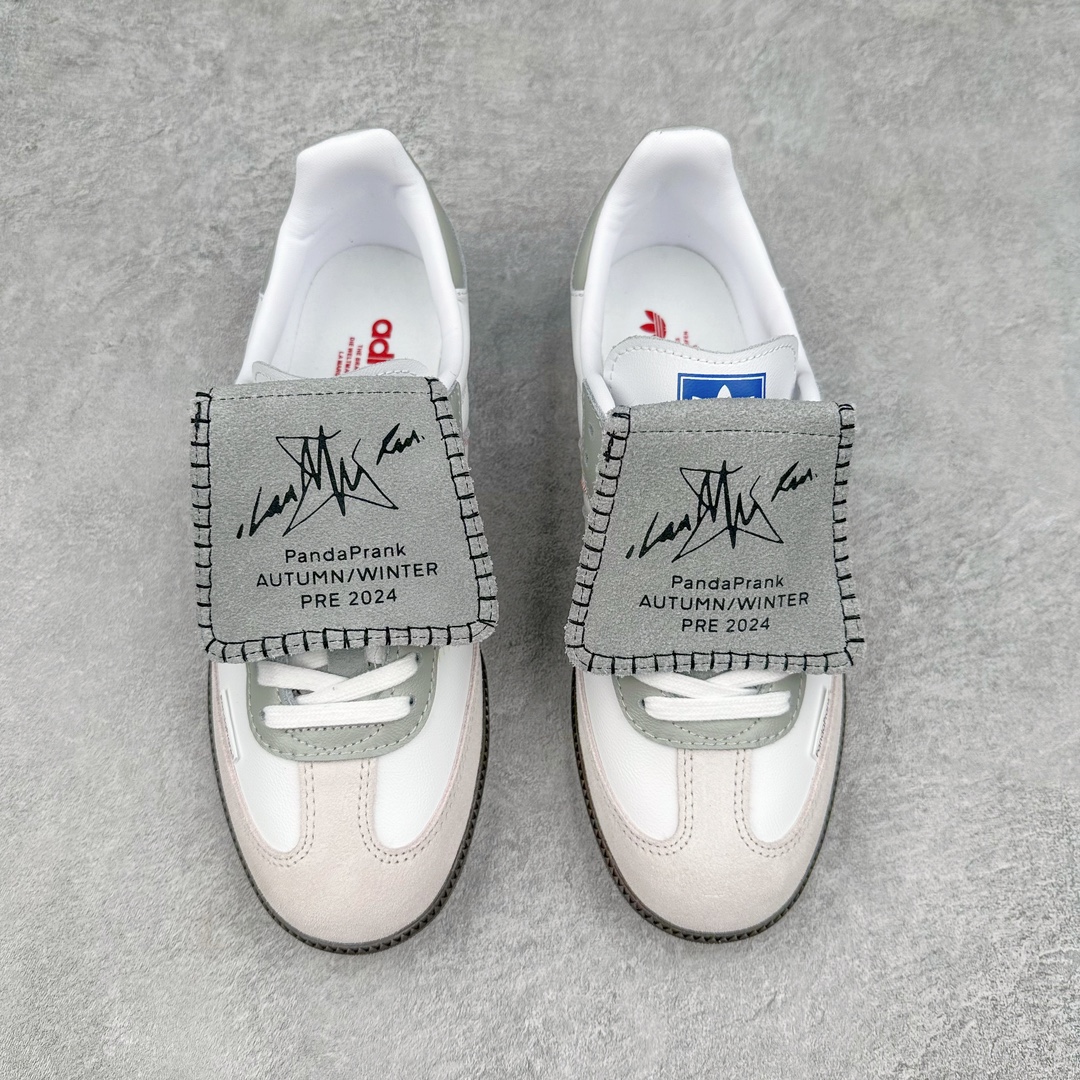 图片[2]-AD Original Samba OG 复古经典轻便板鞋 IG1025 这款桑巴鞋展示了高质量的工艺 带有装饰的超锁缝制和无缝的手感 柔软、柔软的皮革造型和标志性的3条纹完成了精致的外观 正规合身鞋带 鞋面上有绒面鞋垫 橡胶鞋底 享受正畸套筒软感 自50年代首次亮相以来就一直在赢得粉丝的青睐 尺码：36 36.5 37.5 38 38.5 39 40 40.5 41 42 42.5 43 44 44.5 45-选品中心