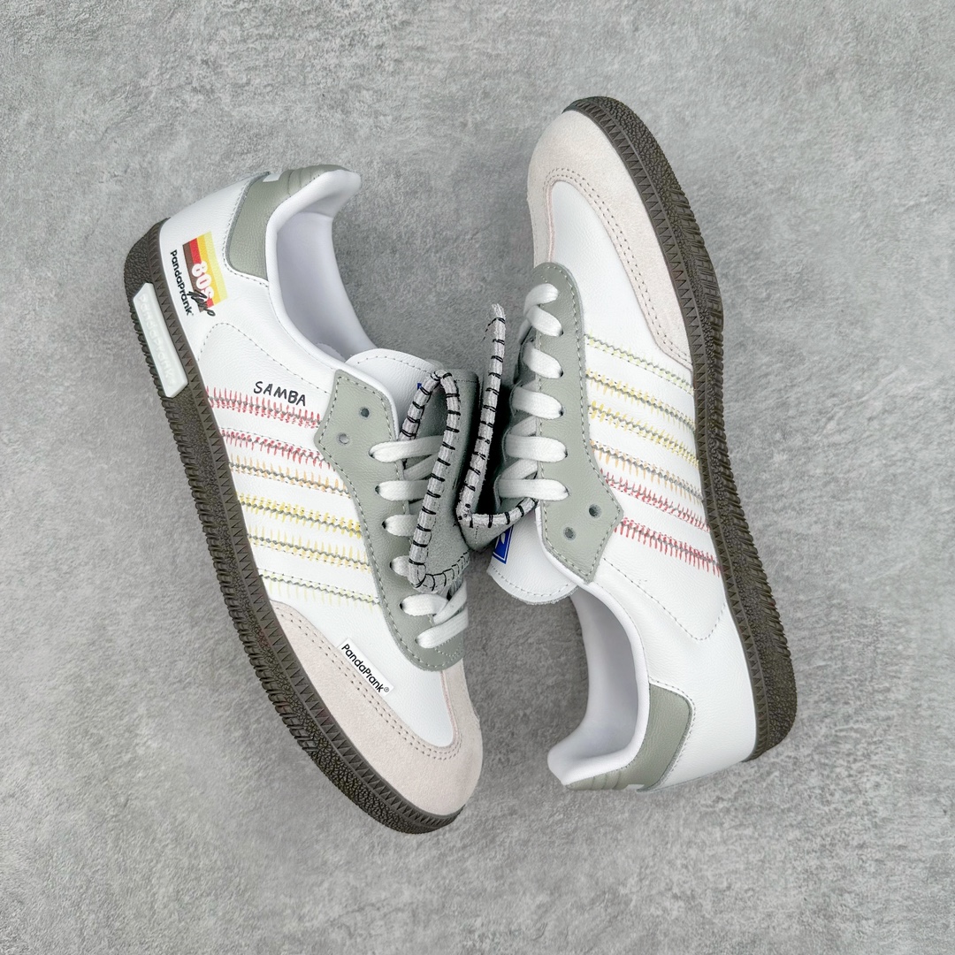 图片[3]-AD Original Samba OG 复古经典轻便板鞋 IG1025 这款桑巴鞋展示了高质量的工艺 带有装饰的超锁缝制和无缝的手感 柔软、柔软的皮革造型和标志性的3条纹完成了精致的外观 正规合身鞋带 鞋面上有绒面鞋垫 橡胶鞋底 享受正畸套筒软感 自50年代首次亮相以来就一直在赢得粉丝的青睐 尺码：36 36.5 37.5 38 38.5 39 40 40.5 41 42 42.5 43 44 44.5 45-选品中心