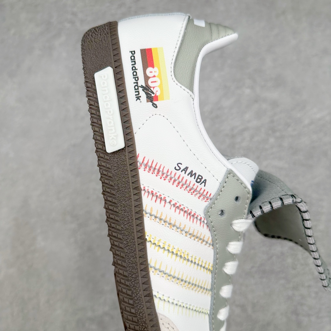图片[6]-AD Original Samba OG 复古经典轻便板鞋 IG1025 这款桑巴鞋展示了高质量的工艺 带有装饰的超锁缝制和无缝的手感 柔软、柔软的皮革造型和标志性的3条纹完成了精致的外观 正规合身鞋带 鞋面上有绒面鞋垫 橡胶鞋底 享受正畸套筒软感 自50年代首次亮相以来就一直在赢得粉丝的青睐 尺码：36 36.5 37.5 38 38.5 39 40 40.5 41 42 42.5 43 44 44.5 45-选品中心