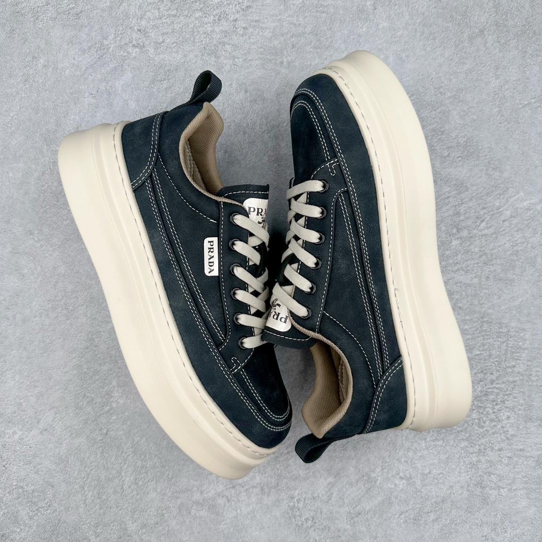 图片[3]-PRADA 普拉达 -高端品质 原单 -鞋面：🔝开边珠小牛皮·高周波品牌、反绒牛皮、品牌塑胶模块 -内里：网布，垫脚；顶级牛皮 -大底：超轻TPU·橡胶发泡·双色成型大底 尺码：39-44-选品中心