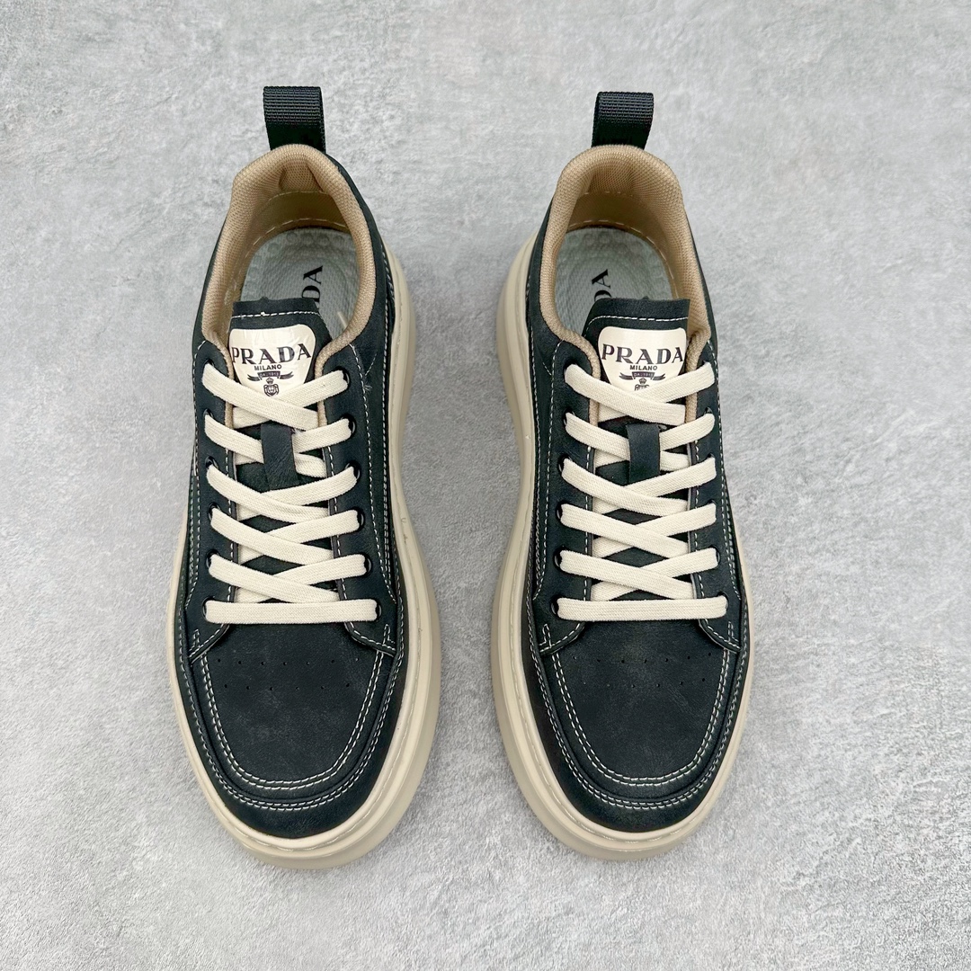 图片[2]-PRADA 普拉达 -高端品质 原单 -鞋面：🔝开边珠小牛皮·高周波品牌、反绒牛皮、品牌塑胶模块 -内里：网布，垫脚；顶级牛皮 -大底：超轻TPU·橡胶发泡·双色成型大底 尺码：39-44-选品中心