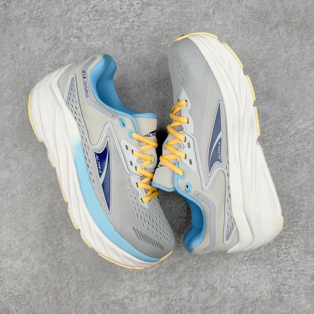 图片[3]-Altra/奥创 VIA OLYMPUS 高缓震轻量跑鞋 来自美国的运动品牌 为不同人群提供专业跑鞋 ALTRA鞋子的鞋型前脚掌较宽 更契合人类的脚型构造 设计零落差 跑步时减少后跟依赖 提高跑步效率 男女同款尺码：36 36.5 37 38 38.5 39 40 40.5 41 42 43 44 45（运动鞋正码 脚宽可以选大半码）-选品中心