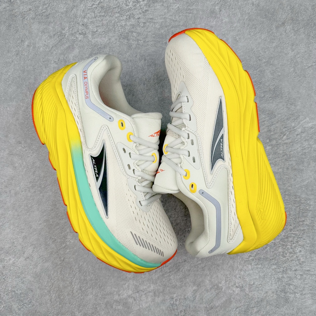 图片[3]-Altra/奥创 VIA OLYMPUS 高缓震轻量跑鞋 来自美国的运动品牌 为不同人群提供专业跑鞋 ALTRA鞋子的鞋型前脚掌较宽 更契合人类的脚型构造 设计零落差 跑步时减少后跟依赖 提高跑步效率 男女同款尺码：36 36.5 37 38 38.5 39 40 40.5 41 42 43 44 45（运动鞋正码 脚宽可以选大半码）-选品中心