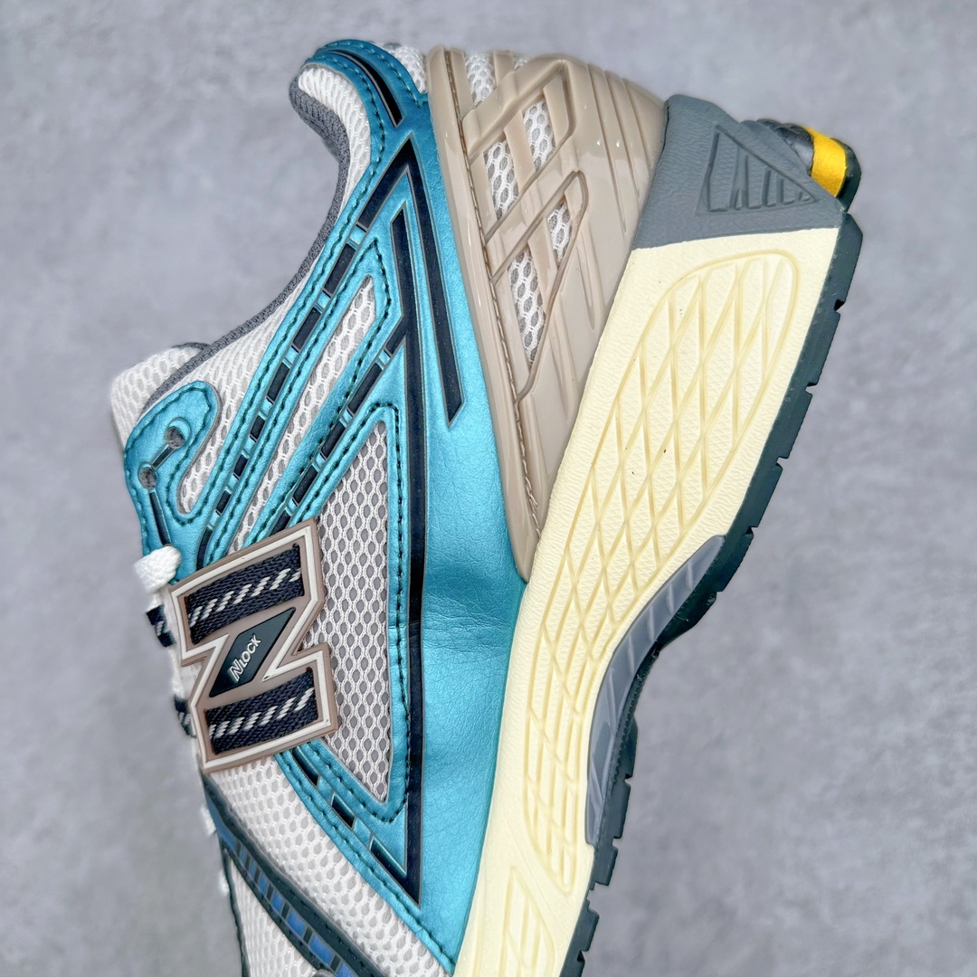 图片[7]-New Balance M1906R NB新百伦系列复古老爹风休闲运动慢跑鞋 采用轻质牛剖革拼接透气网眼衬垫织物鞋面材质 T-Beam大底提供足步弓支撑 保持步态稳定#后跟搭载外露缓震胶 鞋身整体以各种深浅不一的灰色覆盖 鞋头以淡蓝色调装饰，网眼衬垫通过不规律的色块实现做旧的美感 泛黄的鞋底更是进一步增添了复古气息 尺码：36 37 37.5 38 38.5 39.5 40 40.5 41.5 42 42.5 43 44 45-选品中心