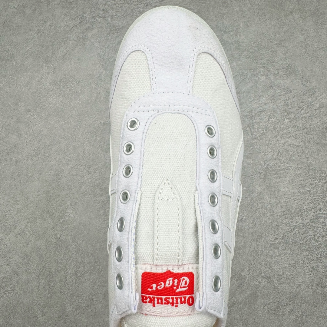 图片[4]-＃HK纯原福利 Asics Onitsuka Tiger MEXICO 66 亚瑟士鬼冢虎复古经典板鞋 市场最强版本 原厂牛津布加持 海外订单工厂出品 超成熟稳定的做工品控 原装全套纸板楦头开发 原汁原味 完美呈现版型 私模正确鞋底咬花纹路 一比一鞋头弧度高度鞋身弧度 绝不口嗨 细节品控鞋型随意秒杀市面 原档咬花纹路私模大底 一个单元有六个三角形 总体形拼接呈现花瓣状 官方四联吊牌 原装Ortholite轻量化鞋垫 原盒原配 质保卡 说明书 钢印防尘纸 纸板中底带钢印 乳胶组合鞋垫 支持全方位的对比专柜 产品从款式颜色造型上体现出追求舒适和细节的完美 鞋类更是推崇手工制作的严谨与完美 融舒适性与可穿性的设计风格 注重细节的完美和别致魅力 既保持稳重 又不失轻松的时尚感 尺码：36 37 37.5 38 39 39.5 40 40.5 41.5 42 42.5 43.5 44 45 46-选品中心