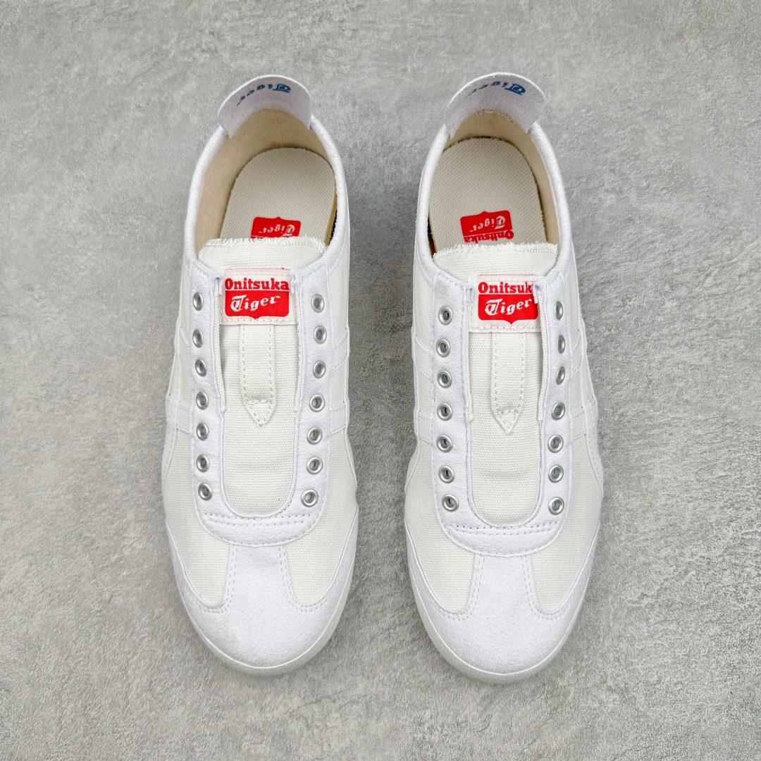 图片[2]-＃HK纯原福利 Asics Onitsuka Tiger MEXICO 66 亚瑟士鬼冢虎复古经典板鞋 市场最强版本 原厂牛津布加持 海外订单工厂出品 超成熟稳定的做工品控 原装全套纸板楦头开发 原汁原味 完美呈现版型 私模正确鞋底咬花纹路 一比一鞋头弧度高度鞋身弧度 绝不口嗨 细节品控鞋型随意秒杀市面 原档咬花纹路私模大底 一个单元有六个三角形 总体形拼接呈现花瓣状 官方四联吊牌 原装Ortholite轻量化鞋垫 原盒原配 质保卡 说明书 钢印防尘纸 纸板中底带钢印 乳胶组合鞋垫 支持全方位的对比专柜 产品从款式颜色造型上体现出追求舒适和细节的完美 鞋类更是推崇手工制作的严谨与完美 融舒适性与可穿性的设计风格 注重细节的完美和别致魅力 既保持稳重 又不失轻松的时尚感 尺码：36 37 37.5 38 39 39.5 40 40.5 41.5 42 42.5 43.5 44 45 46-选品中心