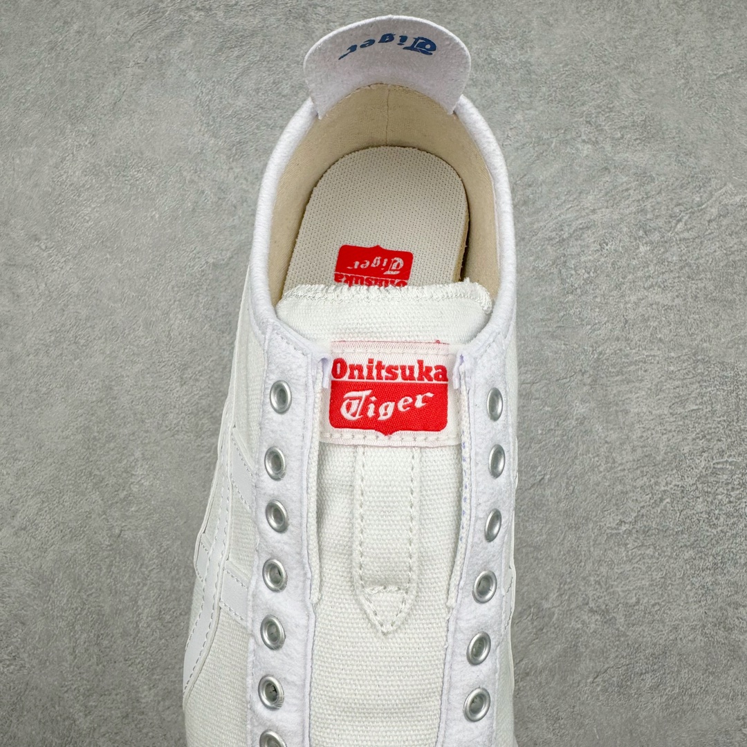 图片[5]-＃HK纯原福利 Asics Onitsuka Tiger MEXICO 66 亚瑟士鬼冢虎复古经典板鞋 市场最强版本 原厂牛津布加持 海外订单工厂出品 超成熟稳定的做工品控 原装全套纸板楦头开发 原汁原味 完美呈现版型 私模正确鞋底咬花纹路 一比一鞋头弧度高度鞋身弧度 绝不口嗨 细节品控鞋型随意秒杀市面 原档咬花纹路私模大底 一个单元有六个三角形 总体形拼接呈现花瓣状 官方四联吊牌 原装Ortholite轻量化鞋垫 原盒原配 质保卡 说明书 钢印防尘纸 纸板中底带钢印 乳胶组合鞋垫 支持全方位的对比专柜 产品从款式颜色造型上体现出追求舒适和细节的完美 鞋类更是推崇手工制作的严谨与完美 融舒适性与可穿性的设计风格 注重细节的完美和别致魅力 既保持稳重 又不失轻松的时尚感 尺码：36 37 37.5 38 39 39.5 40 40.5 41.5 42 42.5 43.5 44 45 46-选品中心