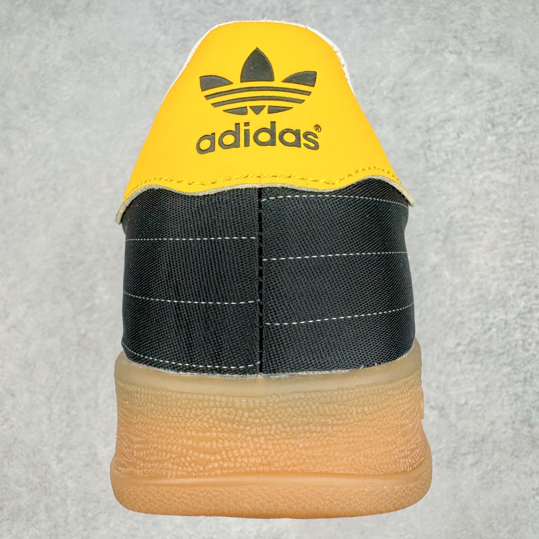 图片[8]-＃MF AD Original Gazelle Indoor Trainers 瞪羚室内鞋系列低帮复古百搭休闲运动德训风板鞋 黑灰 IF9642 高端零售特供批次 原厂定制长毛翻毛皮组合环保纤维革鞋面材质 内置环保海玻璃鞋垫 外置RB橡胶大底 产品品控稳定性领先行业 原厂全套原楦原纸板冲刀磨具开发 原厂皮料加持 原厂港宝加持定型后跟R度完美 将复古进行到底 简约流畅 三十年不变经典 这款Gazelle运动鞋 无论面料、配色、质感或设计 都只在重现其1991年原款的经典 皮革鞋面 撞色三条纹和鞋跟标的设计 力求呈现90年代的经典复古风潮 Samba火热的同时 也带动了其它的复古鞋型 Gazelle便是其中一只 Gazelle Indoor拥有包边更宽的T字型鞋头 更好的保护运动员的前掌 浓浓的复古氛围感 非常适合现在流行的Cleanfit风格 尺码：35.5 36 36⅔ 37⅓ 38 38⅔ 39⅓ 40 40⅔ 41⅓ 42 42⅔ 43⅓ 44 44⅔ 45-选品中心