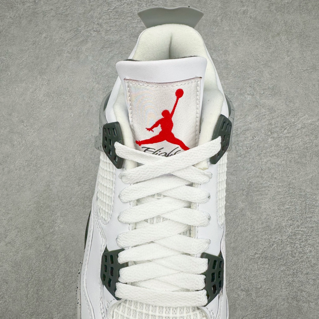图片[5]-＃CS纯原福利 Air Jordan AJ4 Retro 白水泥 840606-190 大厂出品 全头层加持 原鞋原楦原纸板同源开发 完美呈现乔4的版型 内侧正确双色网格 还原细节 原厂皮料 正确气垫颜色 正确网格工艺 正确拉帮工艺 全鞋原装材料制作 原档案原模具打造 支持全方位与正品对比 尺码：36 36.5 37.5 38 38.5 39 40 40.5 41 42 42.5 43 44 44.5 45 46 47.5-选品中心