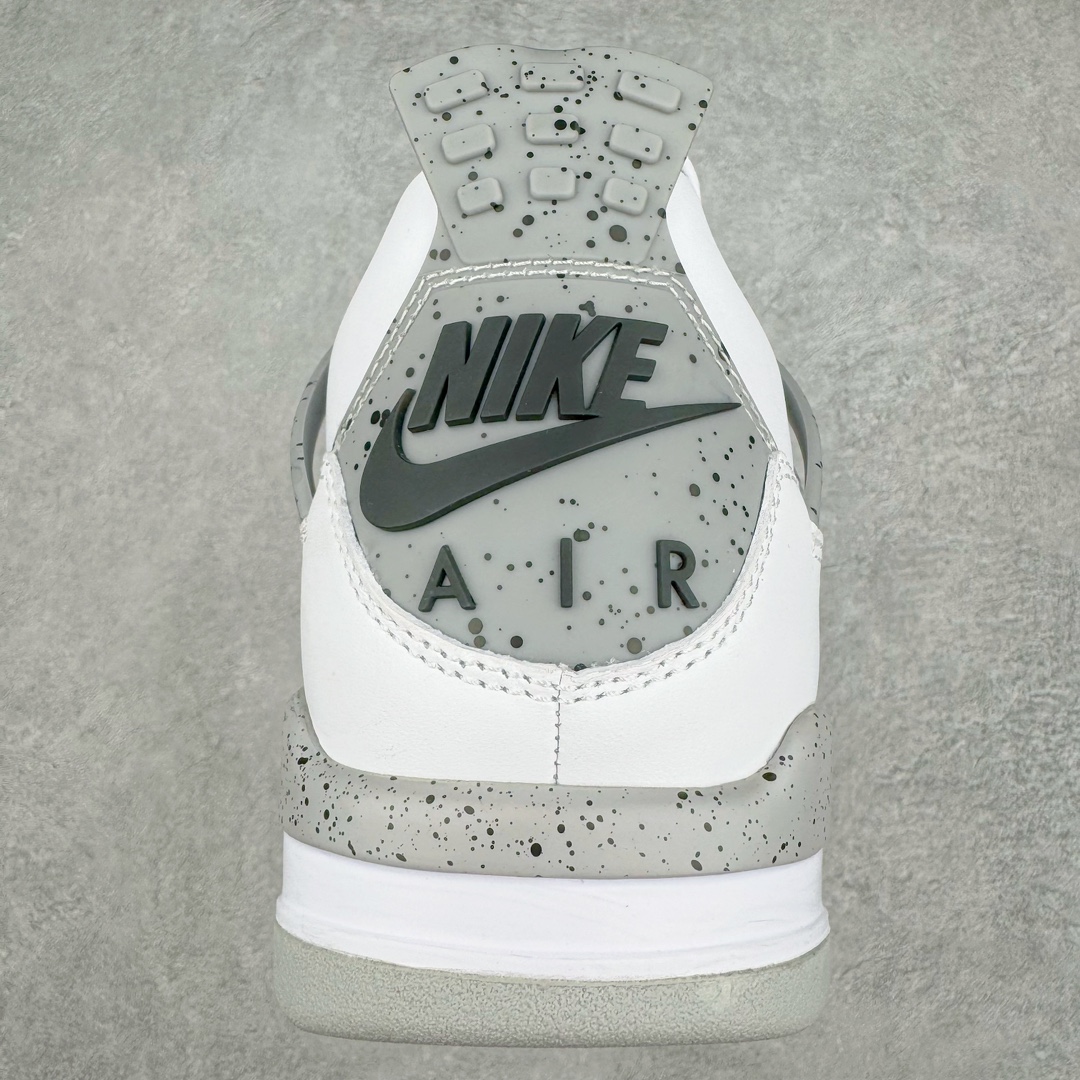 图片[8]-＃CS纯原福利 Air Jordan AJ4 Retro 白水泥 840606-190 大厂出品 全头层加持 原鞋原楦原纸板同源开发 完美呈现乔4的版型 内侧正确双色网格 还原细节 原厂皮料 正确气垫颜色 正确网格工艺 正确拉帮工艺 全鞋原装材料制作 原档案原模具打造 支持全方位与正品对比 尺码：36 36.5 37.5 38 38.5 39 40 40.5 41 42 42.5 43 44 44.5 45 46 47.5-选品中心