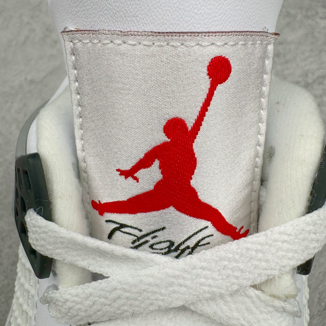 图片[11]-＃CS纯原福利 Air Jordan AJ4 Retro 白水泥 840606-190 大厂出品 全头层加持 原鞋原楦原纸板同源开发 完美呈现乔4的版型 内侧正确双色网格 还原细节 原厂皮料 正确气垫颜色 正确网格工艺 正确拉帮工艺 全鞋原装材料制作 原档案原模具打造 支持全方位与正品对比 尺码：36 36.5 37.5 38 38.5 39 40 40.5 41 42 42.5 43 44 44.5 45 46 47.5-选品中心