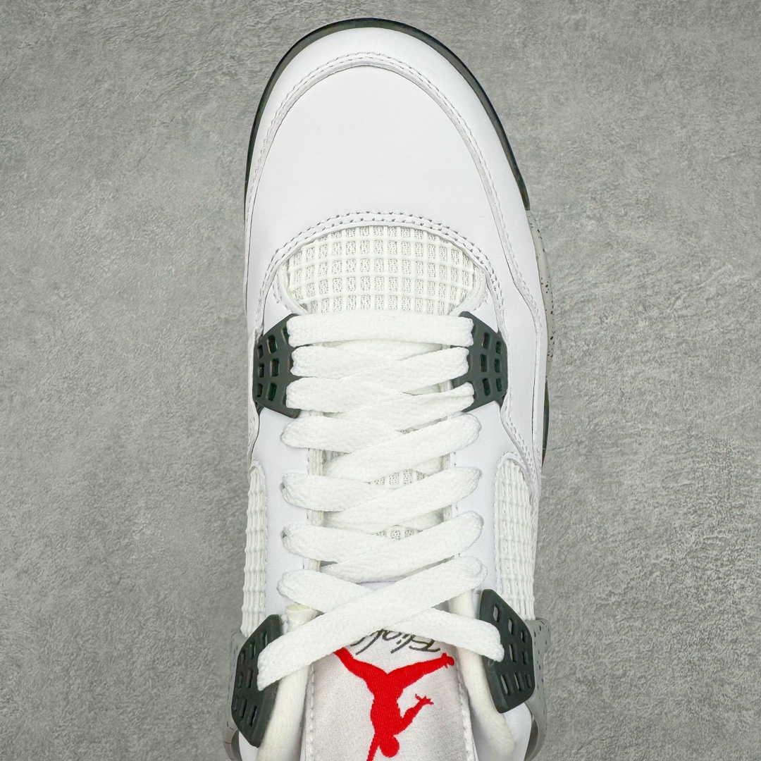 图片[4]-＃CS纯原福利 Air Jordan AJ4 Retro 白水泥 840606-190 大厂出品 全头层加持 原鞋原楦原纸板同源开发 完美呈现乔4的版型 内侧正确双色网格 还原细节 原厂皮料 正确气垫颜色 正确网格工艺 正确拉帮工艺 全鞋原装材料制作 原档案原模具打造 支持全方位与正品对比 尺码：36 36.5 37.5 38 38.5 39 40 40.5 41 42 42.5 43 44 44.5 45 46 47.5-选品中心
