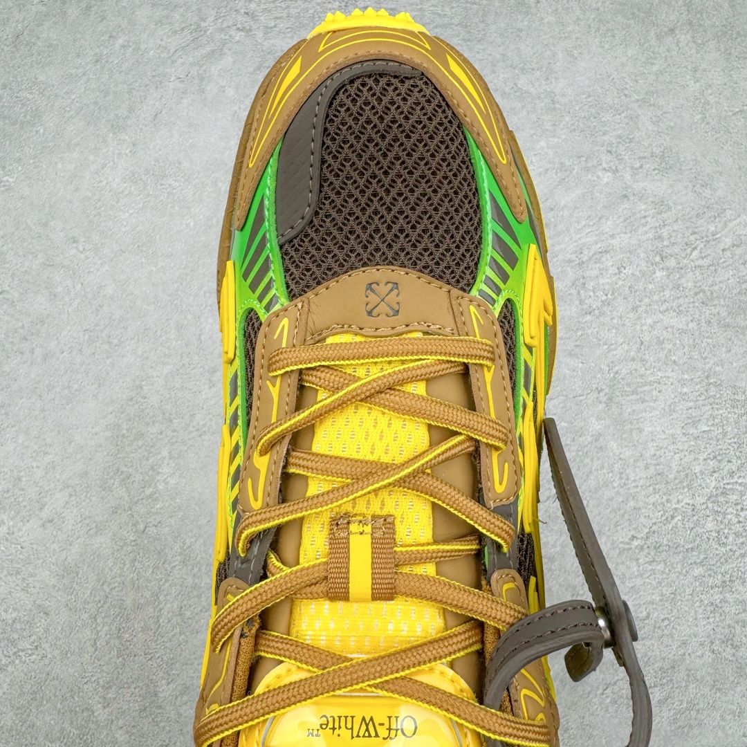 图片[4]-＃KX Off-White 2024年OW最新款跑鞋 #百分百原盒正确版 原楦原纸板数据开发 4层分离大底#鞋面采用3d立体打印和多种材料拼接而成#防滑耐磨透气性轻便跑鞋 作为曾经爆火 并且定位奢潮领域的标志性品牌 Off-White 仍需要不断更新符合当下潮流时尚的复古运动鞋款，以期收获基本盘消费者的关注 此次更新的 Off-White 新款运动鞋将经典复古老爹鞋细节设计更加夸张化 并将标志性箭头设计置于显著位置 除此之外 整个系列的色彩搭配也可谓纷繁多样 总有一款适合你 Off-White最新运动鞋款估计将在未来几个月登陆品牌专柜 喜欢的朋友切莫错过 尺码：36 37 38 39 40 41 42 43 44 45 46 47-选品中心