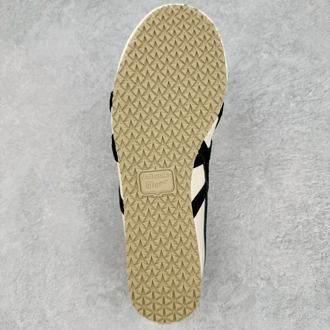 图片[9]-＃HK纯原 Asics Onitsuka Tiger MEXICO 66 亚瑟士鬼冢虎复古经典板鞋 市场最强版本 头层小羊皮加持 海外订单工厂出品 超成熟稳定的做工品控 原装全套纸板楦头开发 原汁原味 完美呈现版型 私模正确鞋底咬花纹路 一比一鞋头弧度高度鞋身弧度 绝不口嗨 细节品控鞋型随意秒杀市面 原档咬花纹路私模大底 一个单元有六个三角形 总体形拼接呈现花瓣状 官方四联吊牌 原装Ortholite轻量化鞋垫 原盒原配 质保卡 说明书 钢印防尘纸 纸板中底带钢印 乳胶组合鞋垫 支持全方位的对比专柜 产品从款式颜色造型上体现出追求舒适和细节的完美 鞋类更是推崇手工制作的严谨与完美 融舒适性与可穿性的设计风格 注重细节的完美和别致魅力 既保持稳重 又不失轻松的时尚感 尺码：36 37 37.5 38 39 39.5 40 40.5 41.5 42 42.5 43.5 44 45 46-选品中心