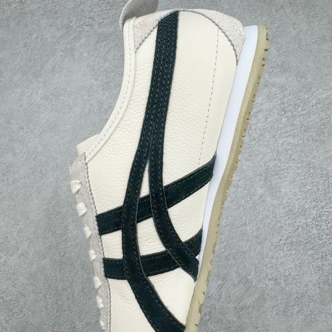 图片[7]-＃HK纯原 Asics Onitsuka Tiger MEXICO 66 亚瑟士鬼冢虎复古经典板鞋 市场最强版本 头层小羊皮加持 海外订单工厂出品 超成熟稳定的做工品控 原装全套纸板楦头开发 原汁原味 完美呈现版型 私模正确鞋底咬花纹路 一比一鞋头弧度高度鞋身弧度 绝不口嗨 细节品控鞋型随意秒杀市面 原档咬花纹路私模大底 一个单元有六个三角形 总体形拼接呈现花瓣状 官方四联吊牌 原装Ortholite轻量化鞋垫 原盒原配 质保卡 说明书 钢印防尘纸 纸板中底带钢印 乳胶组合鞋垫 支持全方位的对比专柜 产品从款式颜色造型上体现出追求舒适和细节的完美 鞋类更是推崇手工制作的严谨与完美 融舒适性与可穿性的设计风格 注重细节的完美和别致魅力 既保持稳重 又不失轻松的时尚感 尺码：36 37 37.5 38 39 39.5 40 40.5 41.5 42 42.5 43.5 44 45 46-选品中心