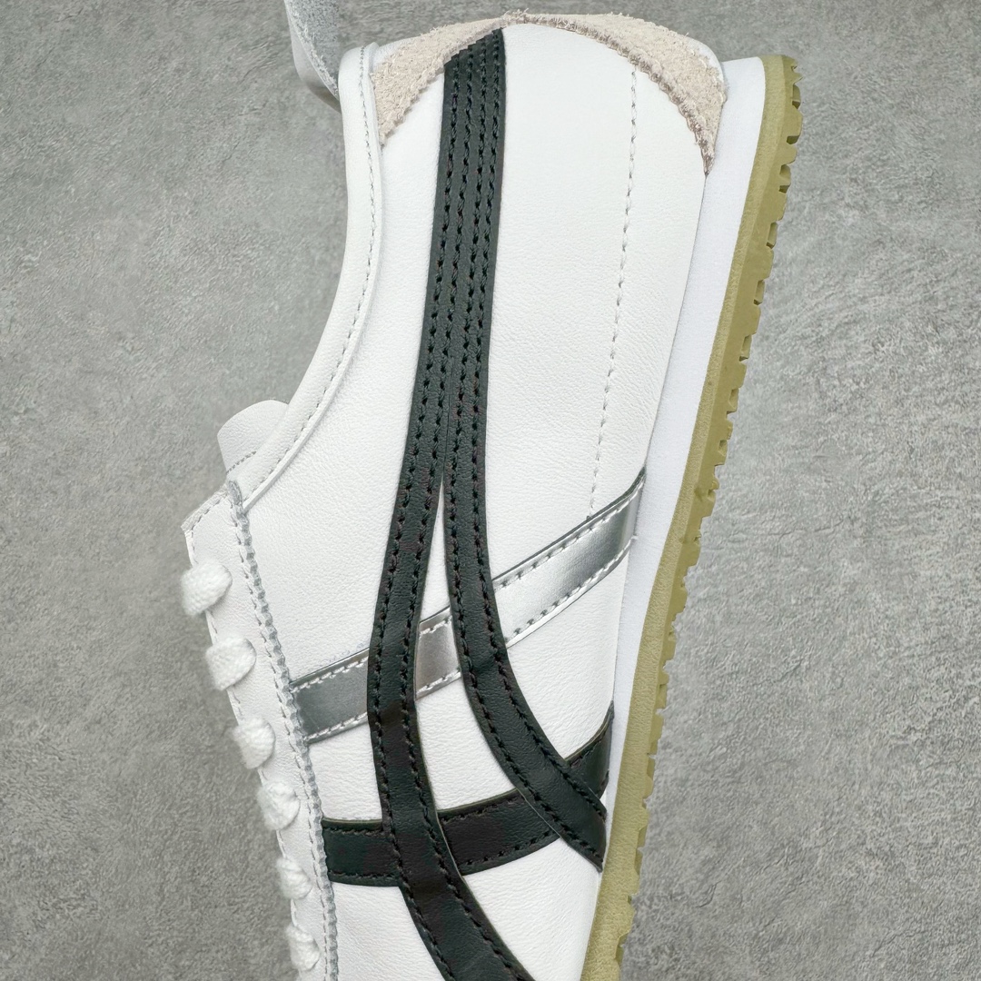 图片[7]-＃HK纯原 Asics Onitsuka Tiger MEXICO 66 亚瑟士鬼冢虎复古经典板鞋 市场最强版本 头层小羊皮加持 海外订单工厂出品 超成熟稳定的做工品控 原装全套纸板楦头开发 原汁原味 完美呈现版型 私模正确鞋底咬花纹路 一比一鞋头弧度高度鞋身弧度 绝不口嗨 细节品控鞋型随意秒杀市面 原档咬花纹路私模大底 一个单元有六个三角形 总体形拼接呈现花瓣状 官方四联吊牌 原装Ortholite轻量化鞋垫 原盒原配 质保卡 说明书 钢印防尘纸 纸板中底带钢印 乳胶组合鞋垫 支持全方位的对比专柜 产品从款式颜色造型上体现出追求舒适和细节的完美 鞋类更是推崇手工制作的严谨与完美 融舒适性与可穿性的设计风格 注重细节的完美和别致魅力 既保持稳重 又不失轻松的时尚感 尺码：36 37 37.5 38 39 39.5 40 40.5 41.5 42 42.5 43.5 44 45 46-选品中心