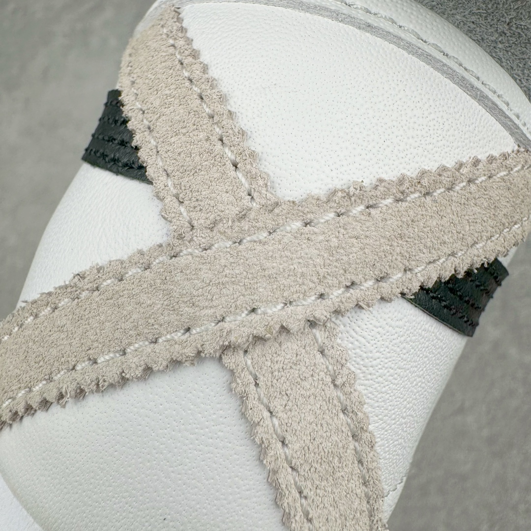 图片[16]-＃HK纯原 Asics Onitsuka Tiger MEXICO 66 亚瑟士鬼冢虎复古经典板鞋 市场最强版本 头层小羊皮加持 海外订单工厂出品 超成熟稳定的做工品控 原装全套纸板楦头开发 原汁原味 完美呈现版型 私模正确鞋底咬花纹路 一比一鞋头弧度高度鞋身弧度 绝不口嗨 细节品控鞋型随意秒杀市面 原档咬花纹路私模大底 一个单元有六个三角形 总体形拼接呈现花瓣状 官方四联吊牌 原装Ortholite轻量化鞋垫 原盒原配 质保卡 说明书 钢印防尘纸 纸板中底带钢印 乳胶组合鞋垫 支持全方位的对比专柜 产品从款式颜色造型上体现出追求舒适和细节的完美 鞋类更是推崇手工制作的严谨与完美 融舒适性与可穿性的设计风格 注重细节的完美和别致魅力 既保持稳重 又不失轻松的时尚感 尺码：36 37 37.5 38 39 39.5 40 40.5 41.5 42 42.5 43.5 44 45 46-选品中心