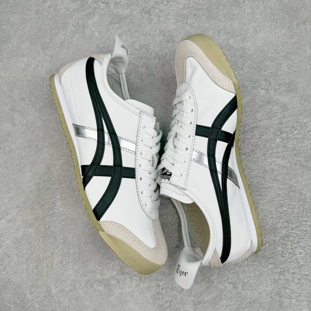 图片[3]-＃HK纯原 Asics Onitsuka Tiger MEXICO 66 亚瑟士鬼冢虎复古经典板鞋 市场最强版本 头层小羊皮加持 海外订单工厂出品 超成熟稳定的做工品控 原装全套纸板楦头开发 原汁原味 完美呈现版型 私模正确鞋底咬花纹路 一比一鞋头弧度高度鞋身弧度 绝不口嗨 细节品控鞋型随意秒杀市面 原档咬花纹路私模大底 一个单元有六个三角形 总体形拼接呈现花瓣状 官方四联吊牌 原装Ortholite轻量化鞋垫 原盒原配 质保卡 说明书 钢印防尘纸 纸板中底带钢印 乳胶组合鞋垫 支持全方位的对比专柜 产品从款式颜色造型上体现出追求舒适和细节的完美 鞋类更是推崇手工制作的严谨与完美 融舒适性与可穿性的设计风格 注重细节的完美和别致魅力 既保持稳重 又不失轻松的时尚感 尺码：36 37 37.5 38 39 39.5 40 40.5 41.5 42 42.5 43.5 44 45 46-选品中心