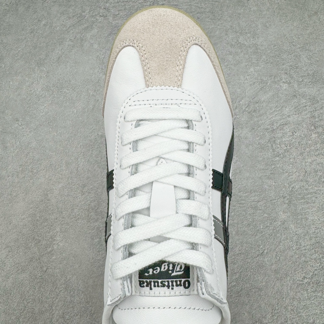 图片[4]-＃HK纯原 Asics Onitsuka Tiger MEXICO 66 亚瑟士鬼冢虎复古经典板鞋 市场最强版本 头层小羊皮加持 海外订单工厂出品 超成熟稳定的做工品控 原装全套纸板楦头开发 原汁原味 完美呈现版型 私模正确鞋底咬花纹路 一比一鞋头弧度高度鞋身弧度 绝不口嗨 细节品控鞋型随意秒杀市面 原档咬花纹路私模大底 一个单元有六个三角形 总体形拼接呈现花瓣状 官方四联吊牌 原装Ortholite轻量化鞋垫 原盒原配 质保卡 说明书 钢印防尘纸 纸板中底带钢印 乳胶组合鞋垫 支持全方位的对比专柜 产品从款式颜色造型上体现出追求舒适和细节的完美 鞋类更是推崇手工制作的严谨与完美 融舒适性与可穿性的设计风格 注重细节的完美和别致魅力 既保持稳重 又不失轻松的时尚感 尺码：36 37 37.5 38 39 39.5 40 40.5 41.5 42 42.5 43.5 44 45 46-选品中心