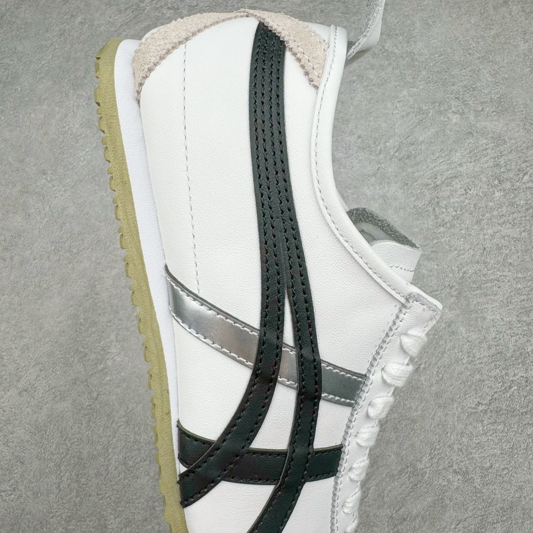 图片[6]-＃HK纯原 Asics Onitsuka Tiger MEXICO 66 亚瑟士鬼冢虎复古经典板鞋 市场最强版本 头层小羊皮加持 海外订单工厂出品 超成熟稳定的做工品控 原装全套纸板楦头开发 原汁原味 完美呈现版型 私模正确鞋底咬花纹路 一比一鞋头弧度高度鞋身弧度 绝不口嗨 细节品控鞋型随意秒杀市面 原档咬花纹路私模大底 一个单元有六个三角形 总体形拼接呈现花瓣状 官方四联吊牌 原装Ortholite轻量化鞋垫 原盒原配 质保卡 说明书 钢印防尘纸 纸板中底带钢印 乳胶组合鞋垫 支持全方位的对比专柜 产品从款式颜色造型上体现出追求舒适和细节的完美 鞋类更是推崇手工制作的严谨与完美 融舒适性与可穿性的设计风格 注重细节的完美和别致魅力 既保持稳重 又不失轻松的时尚感 尺码：36 37 37.5 38 39 39.5 40 40.5 41.5 42 42.5 43.5 44 45 46-选品中心