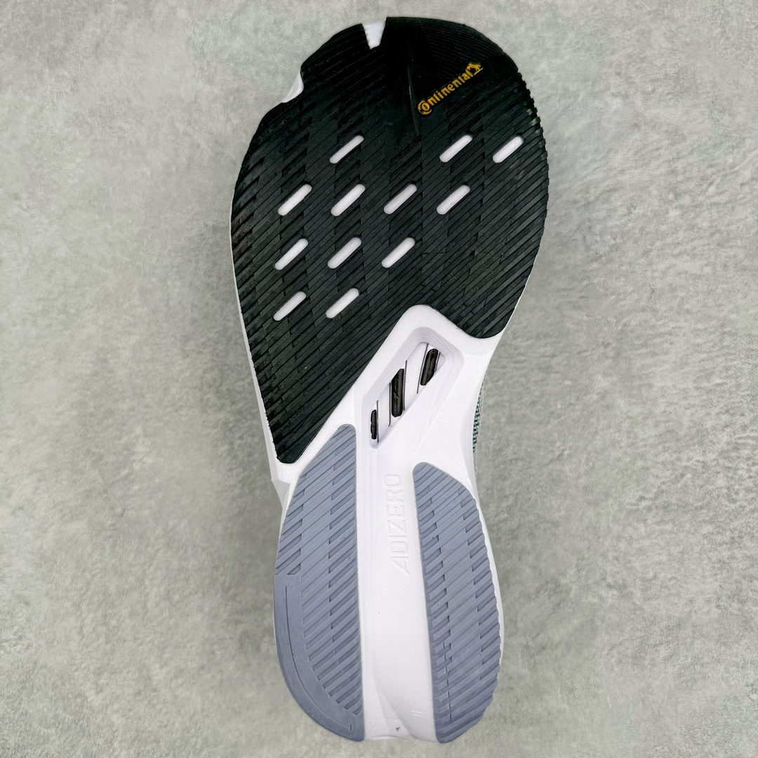 图片[9]-AD Adizero Boston 12 波士顿夏季透气网眼竞速跑鞋 延续爪型玻璃纤维推进系统 进化为全掌式的ENERGY RODS 2.0 从脚跟到脚趾的一体成形设计 强化整体推进力 提升速度表现 升级透气鞋面更具支撑性 利用ENGINEERED MESH技术进行不同密度织纹 强化支撑性 更使用50%以上的回收材料製成 减低塑料浪费 此外变薄的鞋舌为前掌提供更多空间 提供跑者更好的穿着感受 马牌轮胎大底耐磨性佳 大底全掌采用耐磨的Continental马牌轮胎大底 在各种环境下保有良好抓地力 尺码：36 36.5 37 38 38.5 39 40 40.5 41 42 42.5 43 44 44.5 45-选品中心