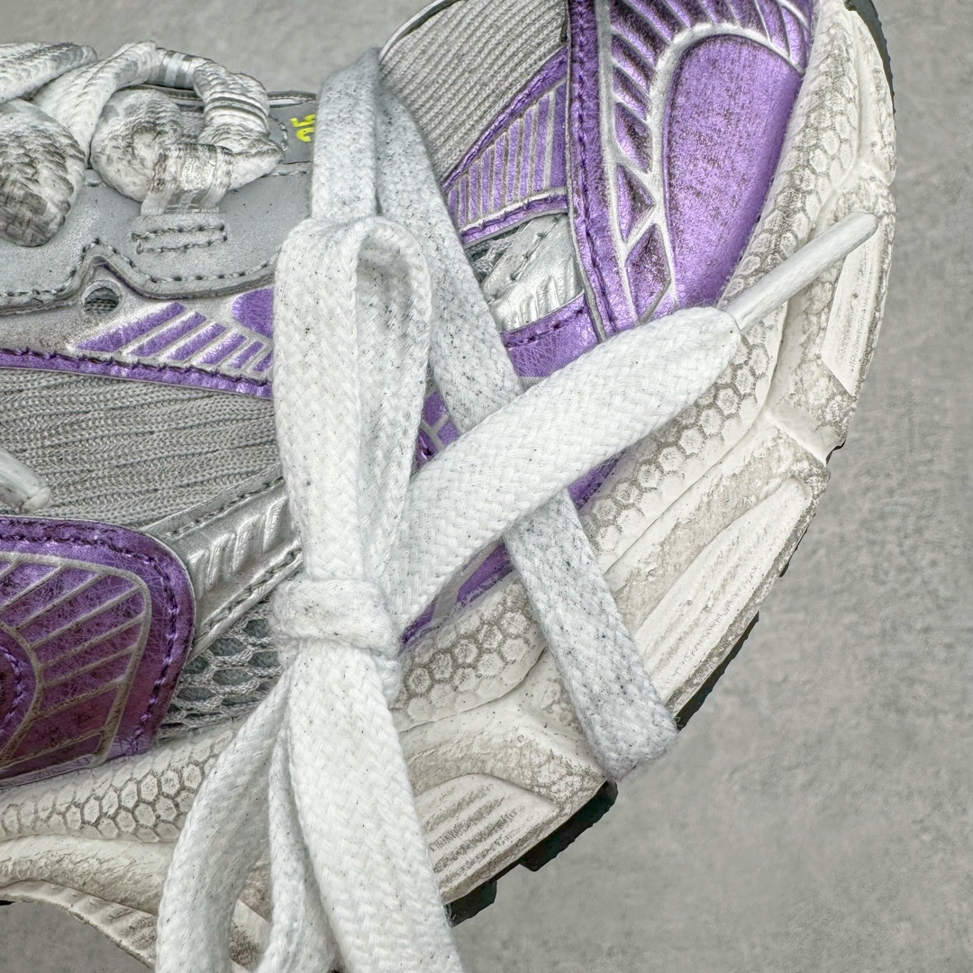 图片[12]-＃XA纯原 BALENCIAGA 3XL Sneakers 巴黎世家十代网布系带低帮走秀复古老爹鞋 全套原纸板楦头开发 最原汁原味的灵魂版型 全鞋荧光划线卡点 胶水把控整洁度追求极致完美 每一双都是工艺品 多重QC质检 超越公司货的品控标准 实实在在的免检产品 原盒原配 正确字体电绣 粗细、位置、大小正确 侧边TPU 透气孔匹配意产原版 正确分离大底 TPU软底 原版一致大底LOGO 立体感十足 原厂皮料水洗做旧 采购原厂网纱 不含皮革 网布材料和聚氨酯 磨损效果 鞋头边缘和后帮 Balenciaga 徽标 鞋面和后跟凸印尺码 鞋舌 3XL 橡胶品牌标识和反光细节 鞋帮拉袢和鞋舌拉祥 配反光细节 备用鞋带在鞋履前侧 可在穿着前取下 便于不同造型搭配 正常尺码 尺码：35 36 37 38 39 40 41 42 43 44 45 46-选品中心