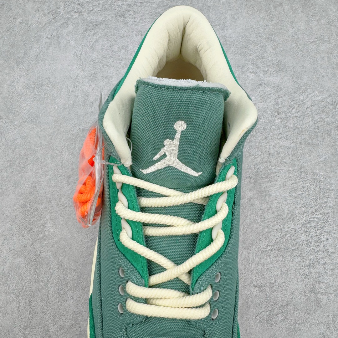 图片[5]-＃OG纯原 Nina Chanel Abney x Air Jordan AJ3 OG SP WMNS 艺术家联名绿色 货号：FZ7974-300 原楦原纸板开发 确保原汁原味 原厂皮料质感色泽绝无偏差 完美中底拉帮 原厂中底钢印 原档案大底 如假白送 大底纹路 气垫通透度PU的回弹性均百分百还原 原厂电绣鞋舌飞人刺绣针数立体讲究精细欢迎对比正品原鞋 尺码：36 36.5 37.5 38 38.5 39 40 40.5 41 42 42.5 43 44 44.5 45 46 47.5-选品中心