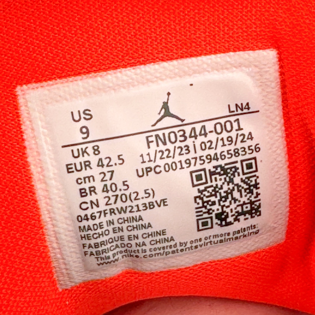 图片[11]-＃OG纯原 J Balvin x Air Jordan AJ3 联名黑红 彩虹渐变 FN0344-001 原楦原纸板开发 确保原汁原味 原厂皮料质感色泽绝无偏差 完美中底拉帮 原厂中底钢印 原档案大底 如假白送 大底纹路 气垫通透度PU的回弹性均百分百还原 原厂电绣鞋舌飞人刺绣针数立体讲究精细欢迎对比正品原鞋 尺码：36 36.5 37.5 38 38.5 39 40 40.5 41 42 42.5 43 44 44.5 45 46 47.5-选品中心