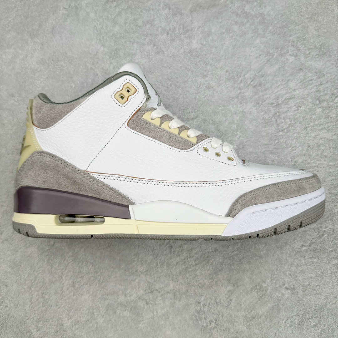 ＃QD纯原 A Ma Maniére x Air Jordan AJ3 Retro AMM联名白紫灰 DH3434-110 圈内最强三代系列 匠心打造 开发时长超过半年 目前可过各类鉴定或无法鉴定 裸鞋随便操作 全套原纸板楦头开发 原厂大底磨具加持立体防滑纹理 原装可视Air Sole气垫 原汁原味最完美的三代版型 唯一正确鞋头趴度弧度高度鞋身腰线 原厂TPU彩虹扎染后跟饰片 正确内里反口里网布 皮料菱角分明不变形无多余毛边 广东原厂zp同批次手工大底描漆拉丝 市场唯一原厂鞋扣模具 原厂织唛标 原厂飞人电绣工艺 尾指中部跳三针 独家绑鞋带手法 印刷中底布 四线拉帮 米色美纹纸贴合固定 进口港宝加持 后跟自然饱满 全鞋荧光划线卡点 追求极致完美 每一双都是工艺品 多重QC质检 超越公司货的品控标准 实实在在的免检产品 尺码：40.5 41 42 42.5 43 44 44.5 45 45.5 46 47.5 48.5-选品中心