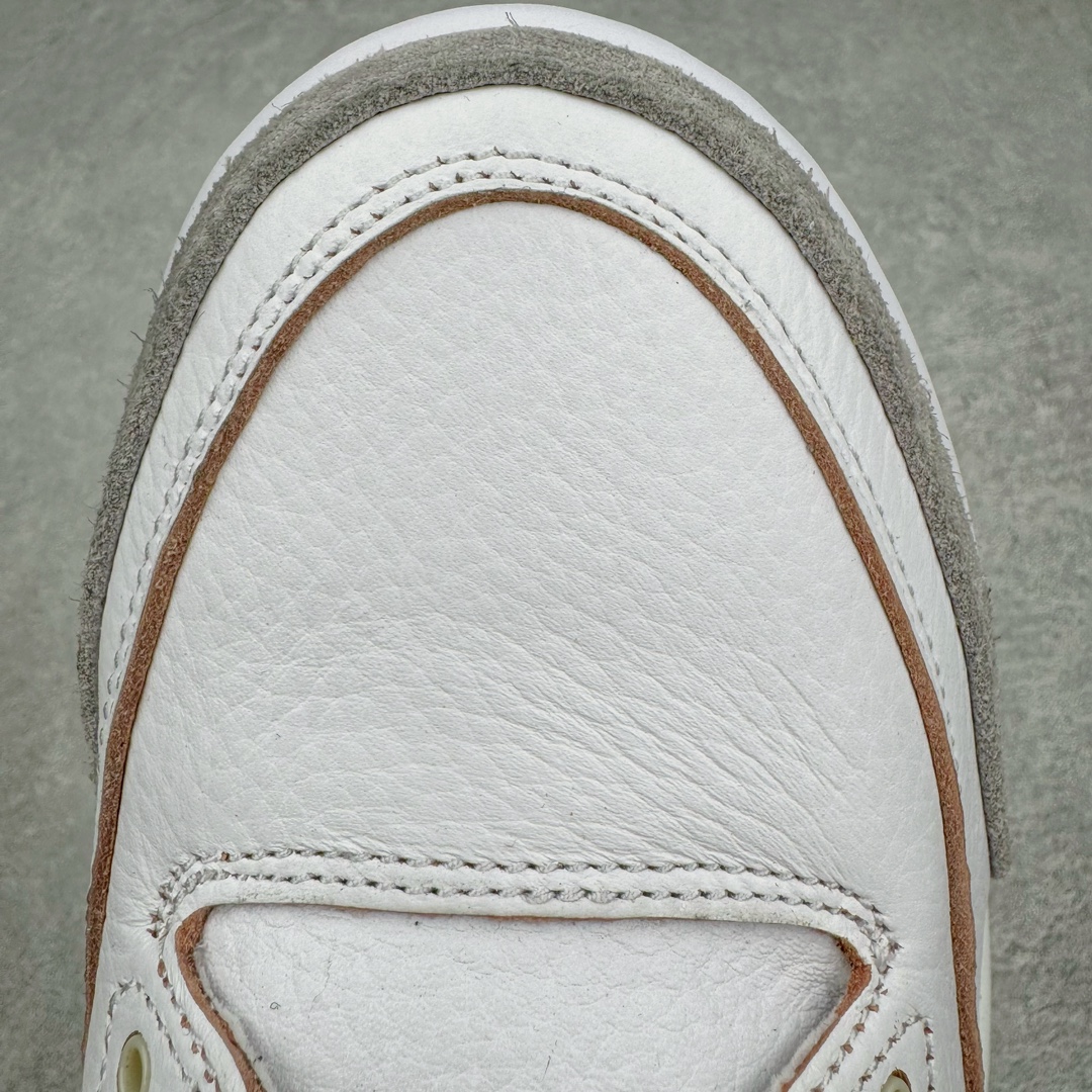 图片[11]-＃QD纯原 A Ma Maniére x Air Jordan AJ3 Retro AMM联名白紫灰 DH3434-110 圈内最强三代系列 匠心打造 开发时长超过半年 目前可过各类鉴定或无法鉴定 裸鞋随便操作 全套原纸板楦头开发 原厂大底磨具加持立体防滑纹理 原装可视Air Sole气垫 原汁原味最完美的三代版型 唯一正确鞋头趴度弧度高度鞋身腰线 原厂TPU彩虹扎染后跟饰片 正确内里反口里网布 皮料菱角分明不变形无多余毛边 广东原厂zp同批次手工大底描漆拉丝 市场唯一原厂鞋扣模具 原厂织唛标 原厂飞人电绣工艺 尾指中部跳三针 独家绑鞋带手法 印刷中底布 四线拉帮 米色美纹纸贴合固定 进口港宝加持 后跟自然饱满 全鞋荧光划线卡点 追求极致完美 每一双都是工艺品 多重QC质检 超越公司货的品控标准 实实在在的免检产品 尺码：40.5 41 42 42.5 43 44 44.5 45 45.5 46 47.5 48.5-选品中心