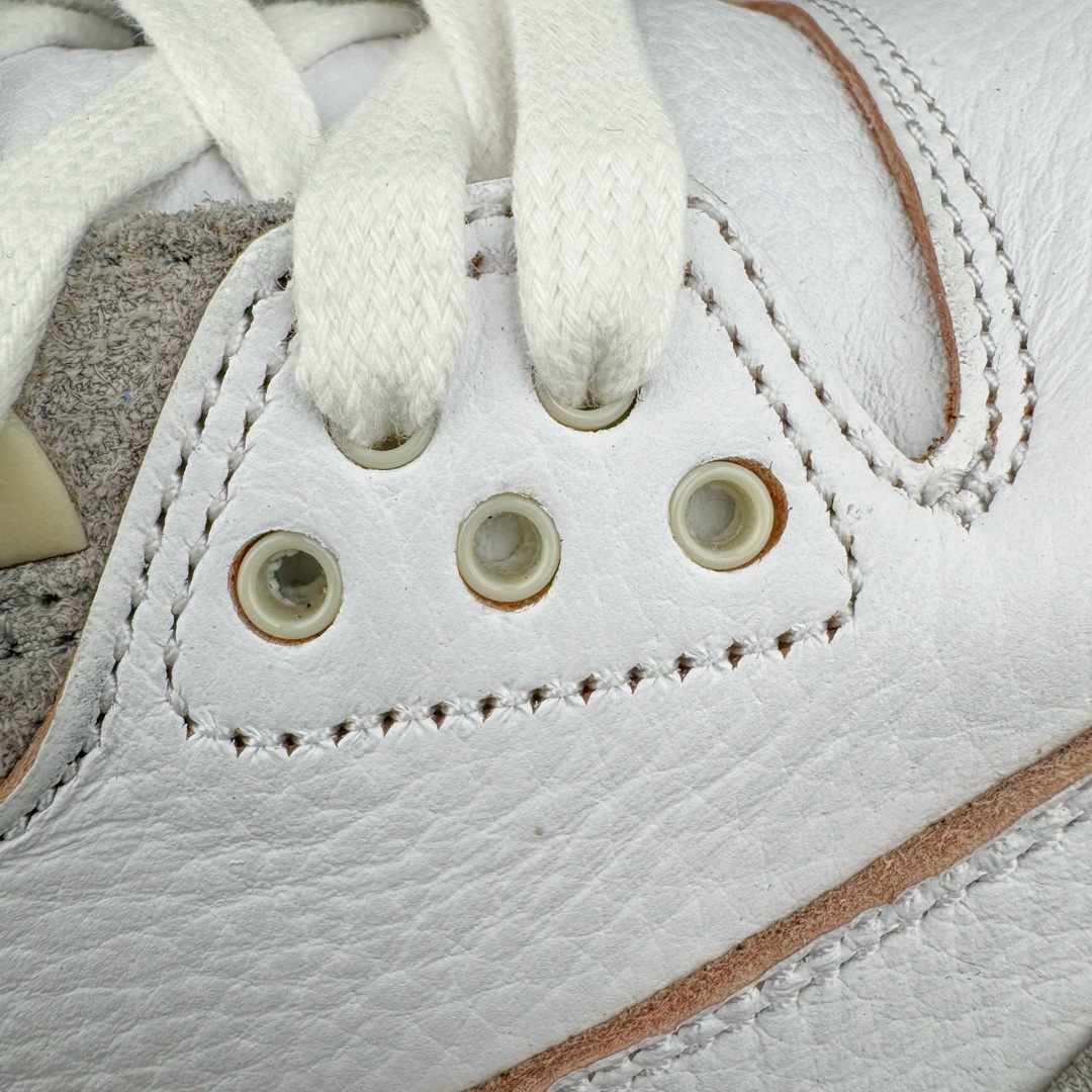 图片[18]-＃QD纯原 A Ma Maniére x Air Jordan AJ3 Retro AMM联名白紫灰 DH3434-110 圈内最强三代系列 匠心打造 开发时长超过半年 目前可过各类鉴定或无法鉴定 裸鞋随便操作 全套原纸板楦头开发 原厂大底磨具加持立体防滑纹理 原装可视Air Sole气垫 原汁原味最完美的三代版型 唯一正确鞋头趴度弧度高度鞋身腰线 原厂TPU彩虹扎染后跟饰片 正确内里反口里网布 皮料菱角分明不变形无多余毛边 广东原厂zp同批次手工大底描漆拉丝 市场唯一原厂鞋扣模具 原厂织唛标 原厂飞人电绣工艺 尾指中部跳三针 独家绑鞋带手法 印刷中底布 四线拉帮 米色美纹纸贴合固定 进口港宝加持 后跟自然饱满 全鞋荧光划线卡点 追求极致完美 每一双都是工艺品 多重QC质检 超越公司货的品控标准 实实在在的免检产品 尺码：40.5 41 42 42.5 43 44 44.5 45 45.5 46 47.5 48.5-选品中心