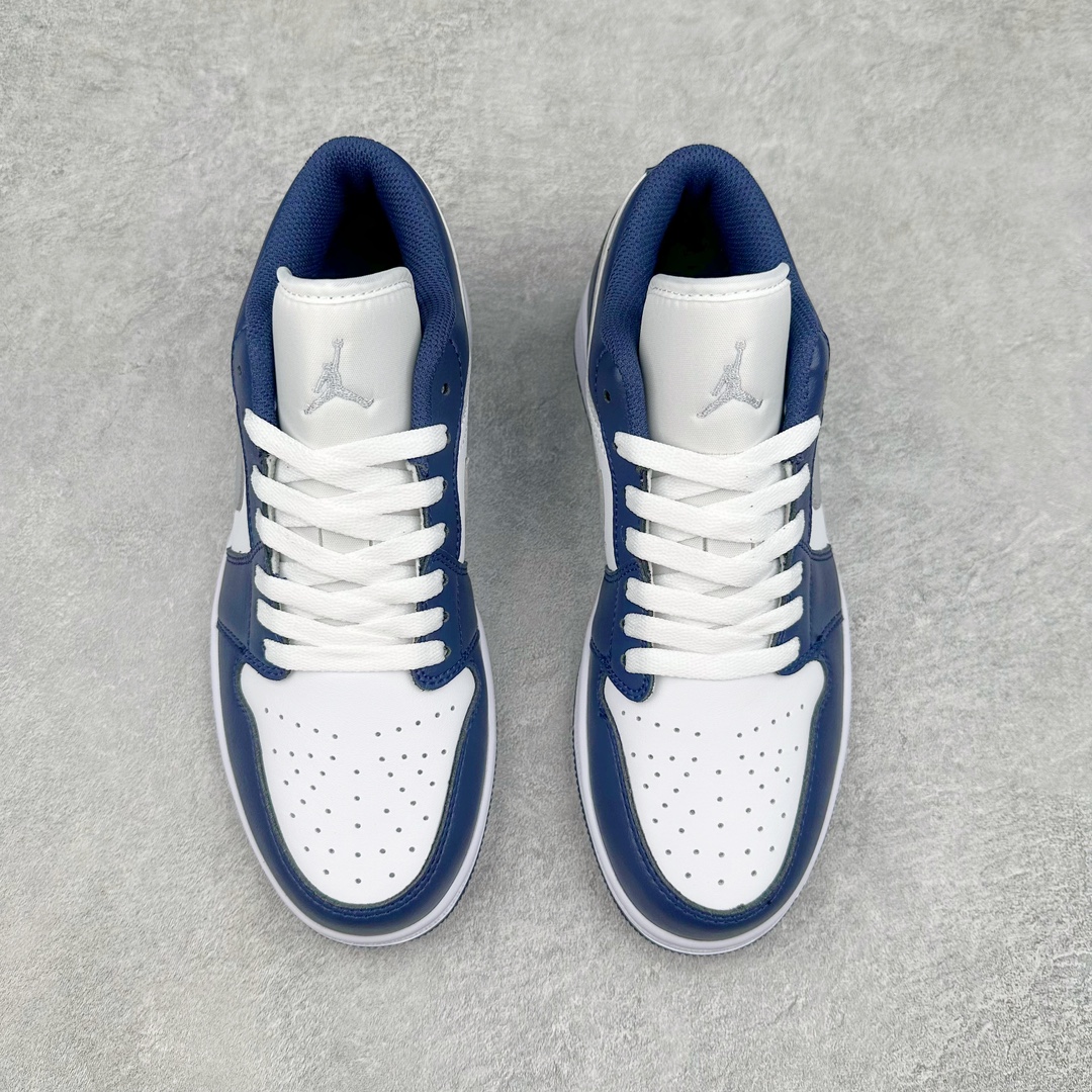 图片[2]-＃K版 Air Jordan AJ1 Low 低帮 蓝白 553558-141 全新流水线出品 DT版本唯一平替选择 市场第二梯队最强版 全部原鞋开发 原楦原纸板开发 全鞋电脑针车 原厂内置全掌气垫 原盒内在原标 唯一Zp原版鞋带绑法 免检产品 全新2022版型 全头层皮料 完美零毛边处理 原厂配置全掌气垫 价格定位良心 几十个配色陆续出货 尺码：36 36.5 37.5 38 38.5 39 40 40.5 41 42 42.5 43 44 44.5 45 46 47.5-选品中心