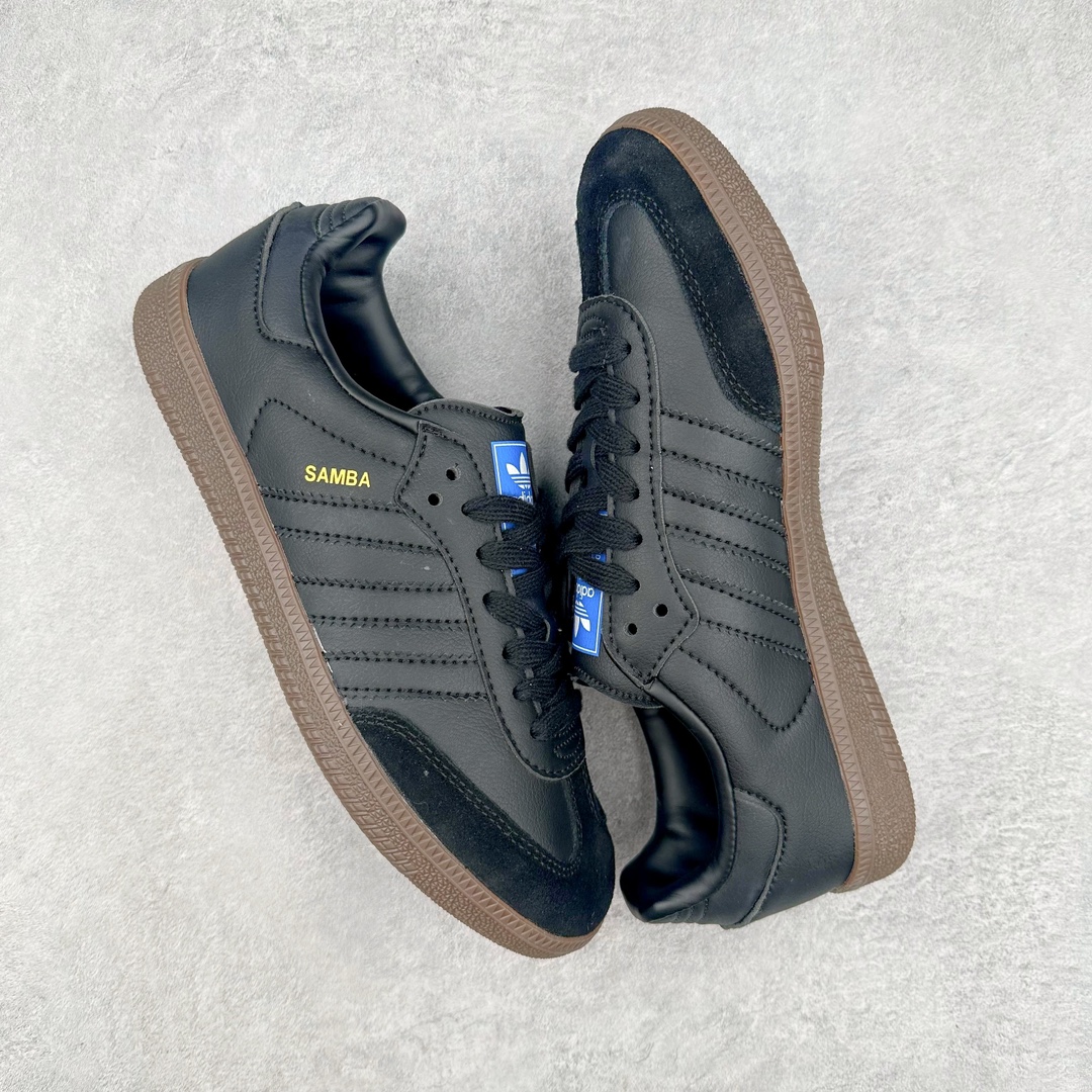 图片[3]-AD Original Samba OG 复古经典轻便板鞋 IE3438 这款桑巴鞋展示了高质量的工艺 带有装饰的超锁缝制和无缝的手感 柔软、柔软的皮革造型和标志性的3条纹完成了精致的外观 正规合身鞋带 鞋面上有绒面鞋垫 橡胶鞋底 享受正畸套筒软感 自50年代首次亮相以来就一直在赢得粉丝的青睐 尺码：36 36.5 37.5 38 38.5 39 40 40.5 41 42 42.5 43 44 44.5 45-选品中心