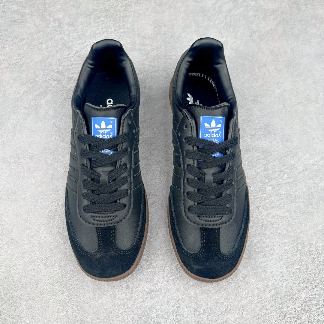 图片[2]-AD Original Samba OG 复古经典轻便板鞋 IE3438 这款桑巴鞋展示了高质量的工艺 带有装饰的超锁缝制和无缝的手感 柔软、柔软的皮革造型和标志性的3条纹完成了精致的外观 正规合身鞋带 鞋面上有绒面鞋垫 橡胶鞋底 享受正畸套筒软感 自50年代首次亮相以来就一直在赢得粉丝的青睐 尺码：36 36.5 37.5 38 38.5 39 40 40.5 41 42 42.5 43 44 44.5 45-选品中心