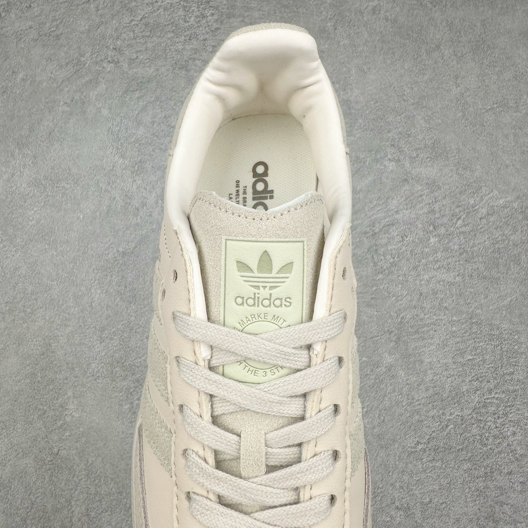 图片[5]-AD Original Samba OG 复古经典轻便板鞋 FZ5603 这款桑巴鞋展示了高质量的工艺 带有装饰的超锁缝制和无缝的手感 柔软、柔软的皮革造型和标志性的3条纹完成了精致的外观 正规合身鞋带 鞋面上有绒面鞋垫 橡胶鞋底 享受正畸套筒软感 自50年代首次亮相以来就一直在赢得粉丝的青睐 尺码：36 36.5 37.5 38 38.5 39 40 40.5 41 42 42.5 43 44 44.5 45-选品中心