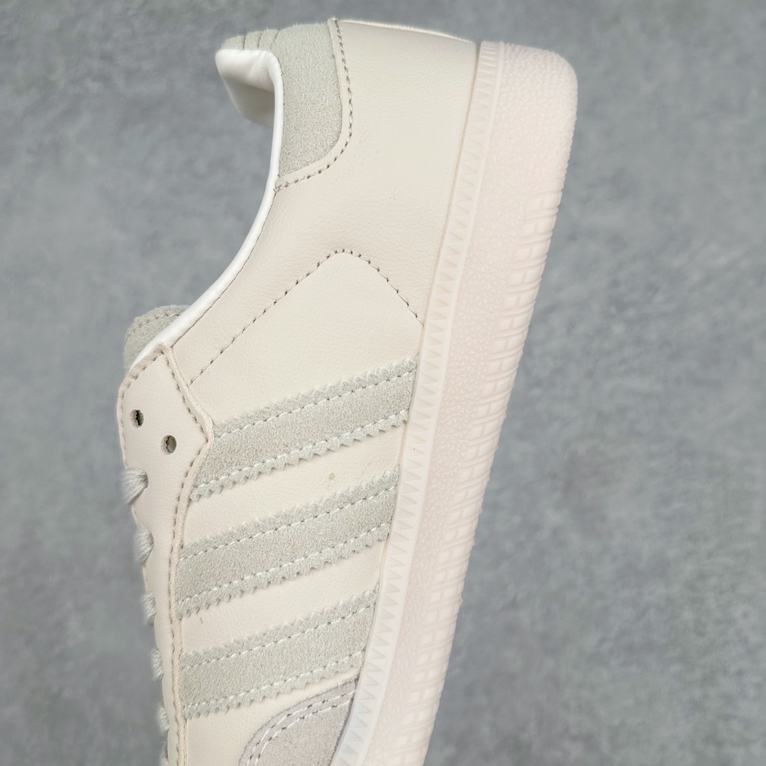 图片[7]-AD Original Samba OG 复古经典轻便板鞋 FZ5603 这款桑巴鞋展示了高质量的工艺 带有装饰的超锁缝制和无缝的手感 柔软、柔软的皮革造型和标志性的3条纹完成了精致的外观 正规合身鞋带 鞋面上有绒面鞋垫 橡胶鞋底 享受正畸套筒软感 自50年代首次亮相以来就一直在赢得粉丝的青睐 尺码：36 36.5 37.5 38 38.5 39 40 40.5 41 42 42.5 43 44 44.5 45-选品中心