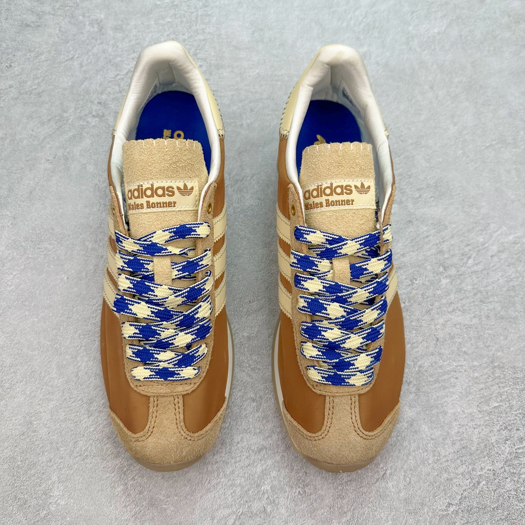 图片[2]-Wales Bonner x AD Originals Country Low WB日产联名系列经典复古低帮休闲运动慢跑鞋 GW1388 伦敦时装品牌 Wales Bonner 携手 Originals 打造 2022 最新春夏联名系列。本次为双方的第四度合作，灵感汲取了设计师 Grace Wales Bonner 对于 70、80 年代 Burkina Faso 音乐、摄影方面的研究，选择 Country 与 Samba 两双经典鞋款进行打造。 尺码：36 36⅔ 37⅓ 38 38⅔ 39⅓ 40 40⅔ 41⅓ 42 42⅔ 43⅓ 44 44⅔ 45-选品中心