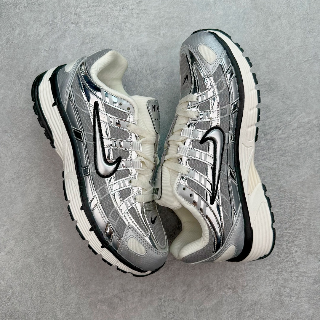 图片[3]-NK P-6000 系列低帮复古老爹风休闲运动舒适慢跑鞋 融合 Pegasus 过往运动鞋设计 助力 21 世纪早期跑步运动跃升时尚新高度 采用透气网眼布、运动风格线条和耐穿覆面 兼具吸睛外观和舒适感受 中底泡绵以田径赛道为灵感 打造厚实设计 缔造出众缓震性能 尺码：36 36.5 37.5 38 38.5 39 40 40.5 41 42 42.5 43 44 44.5 45-选品中心