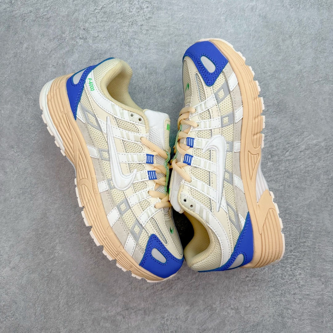 图片[3]-NK P-6000 系列低帮复古老爹风休闲运动舒适慢跑鞋 融合 Pegasus 过往运动鞋设计 助力 21 世纪早期跑步运动跃升时尚新高度 采用透气网眼布、运动风格线条和耐穿覆面 兼具吸睛外观和舒适感受 中底泡绵以田径赛道为灵感 打造厚实设计 缔造出众缓震性能 尺码：36 36.5 37.5 38 38.5 39 40 40.5 41 42 42.5 43 44 44.5 45-选品中心