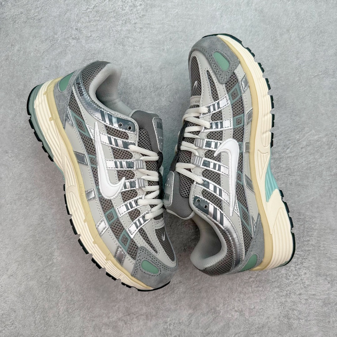 图片[3]-NK P-6000 系列低帮复古老爹风休闲运动舒适慢跑鞋 融合 Pegasus 过往运动鞋设计 助力 21 世纪早期跑步运动跃升时尚新高度 采用透气网眼布、运动风格线条和耐穿覆面 兼具吸睛外观和舒适感受 中底泡绵以田径赛道为灵感 打造厚实设计 缔造出众缓震性能 尺码：36 36.5 37.5 38 38.5 39 40 40.5 41 42 42.5 43 44 44.5 45-选品中心