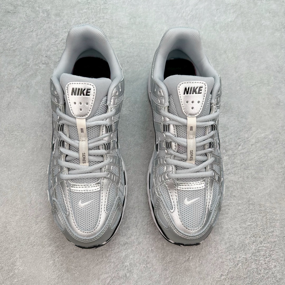 图片[2]-NK P-6000 系列低帮复古老爹风休闲运动舒适慢跑鞋 融合 Pegasus 过往运动鞋设计 助力 21 世纪早期跑步运动跃升时尚新高度 采用透气网眼布、运动风格线条和耐穿覆面 兼具吸睛外观和舒适感受 中底泡绵以田径赛道为灵感 打造厚实设计 缔造出众缓震性能 尺码：36 36.5 37.5 38 38.5 39 40 40.5 41 42 42.5 43 44 44.5 45-选品中心