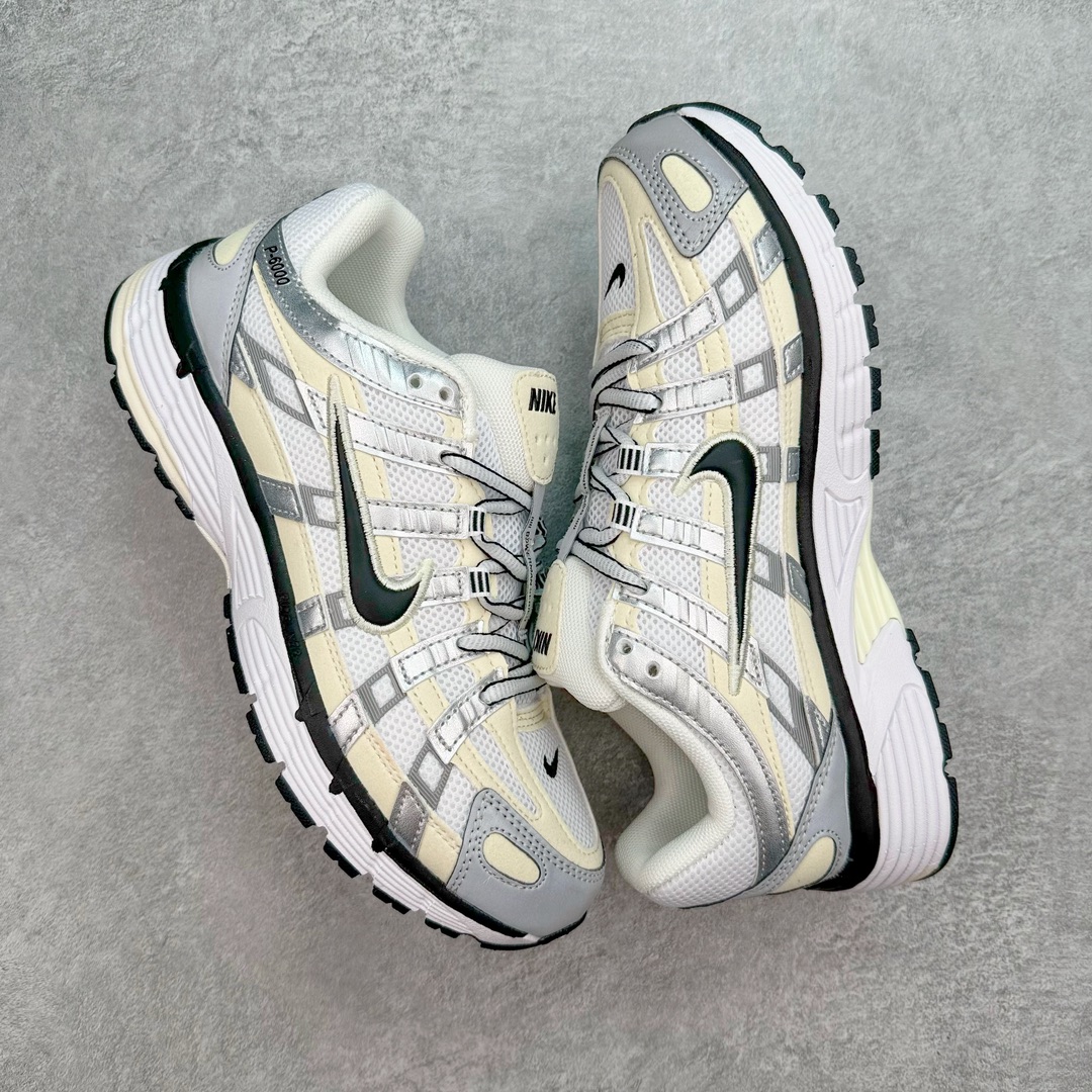 图片[3]-NK P-6000 系列低帮复古老爹风休闲运动舒适慢跑鞋 融合 Pegasus 过往运动鞋设计 助力 21 世纪早期跑步运动跃升时尚新高度 采用透气网眼布、运动风格线条和耐穿覆面 兼具吸睛外观和舒适感受 中底泡绵以田径赛道为灵感 打造厚实设计 缔造出众缓震性能 尺码：36 36.5 37.5 38 38.5 39 40 40.5 41 42 42.5 43 44 44.5 45-选品中心