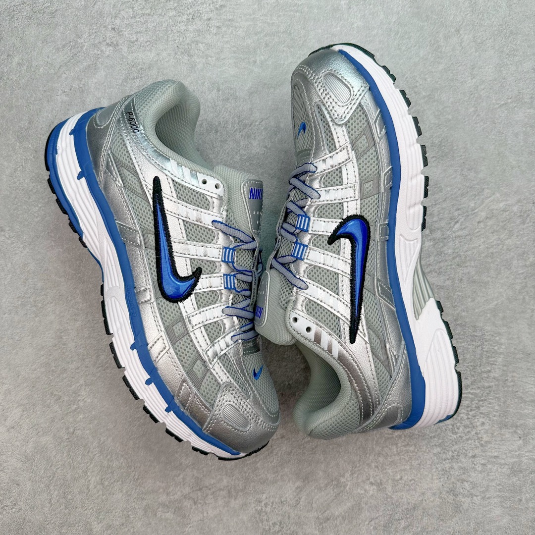 图片[3]-NK P-6000 系列低帮复古老爹风休闲运动舒适慢跑鞋 融合 Pegasus 过往运动鞋设计 助力 21 世纪早期跑步运动跃升时尚新高度 采用透气网眼布、运动风格线条和耐穿覆面 兼具吸睛外观和舒适感受 中底泡绵以田径赛道为灵感 打造厚实设计 缔造出众缓震性能 尺码：36 36.5 37.5 38 38.5 39 40 40.5 41 42 42.5 43 44 44.5 45-选品中心