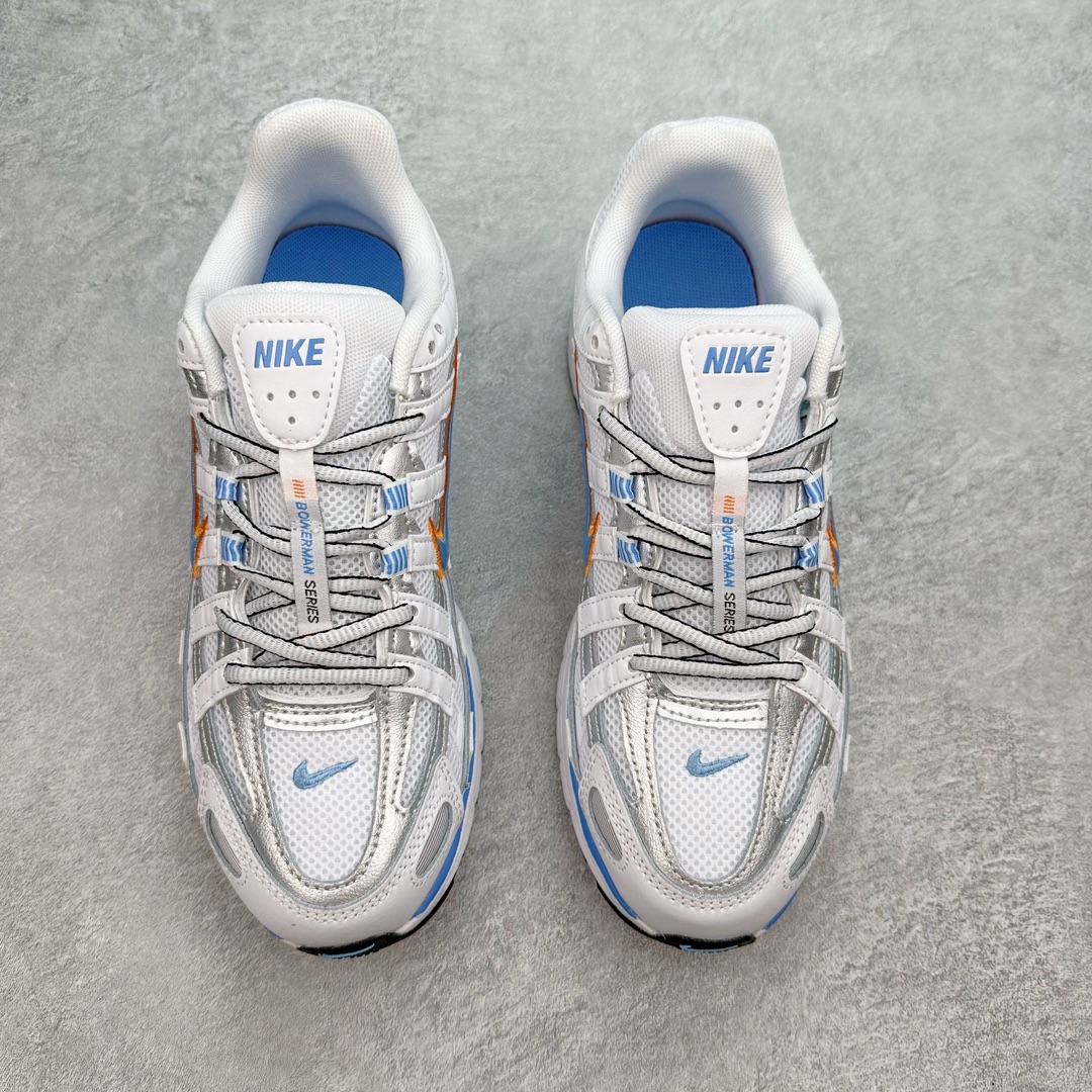 图片[2]-NK P-6000 系列低帮复古老爹风休闲运动舒适慢跑鞋 融合 Pegasus 过往运动鞋设计 助力 21 世纪早期跑步运动跃升时尚新高度 采用透气网眼布、运动风格线条和耐穿覆面 兼具吸睛外观和舒适感受 中底泡绵以田径赛道为灵感 打造厚实设计 缔造出众缓震性能 尺码：36 36.5 37.5 38 38.5 39 40 40.5 41 42 42.5 43 44 44.5 45-选品中心